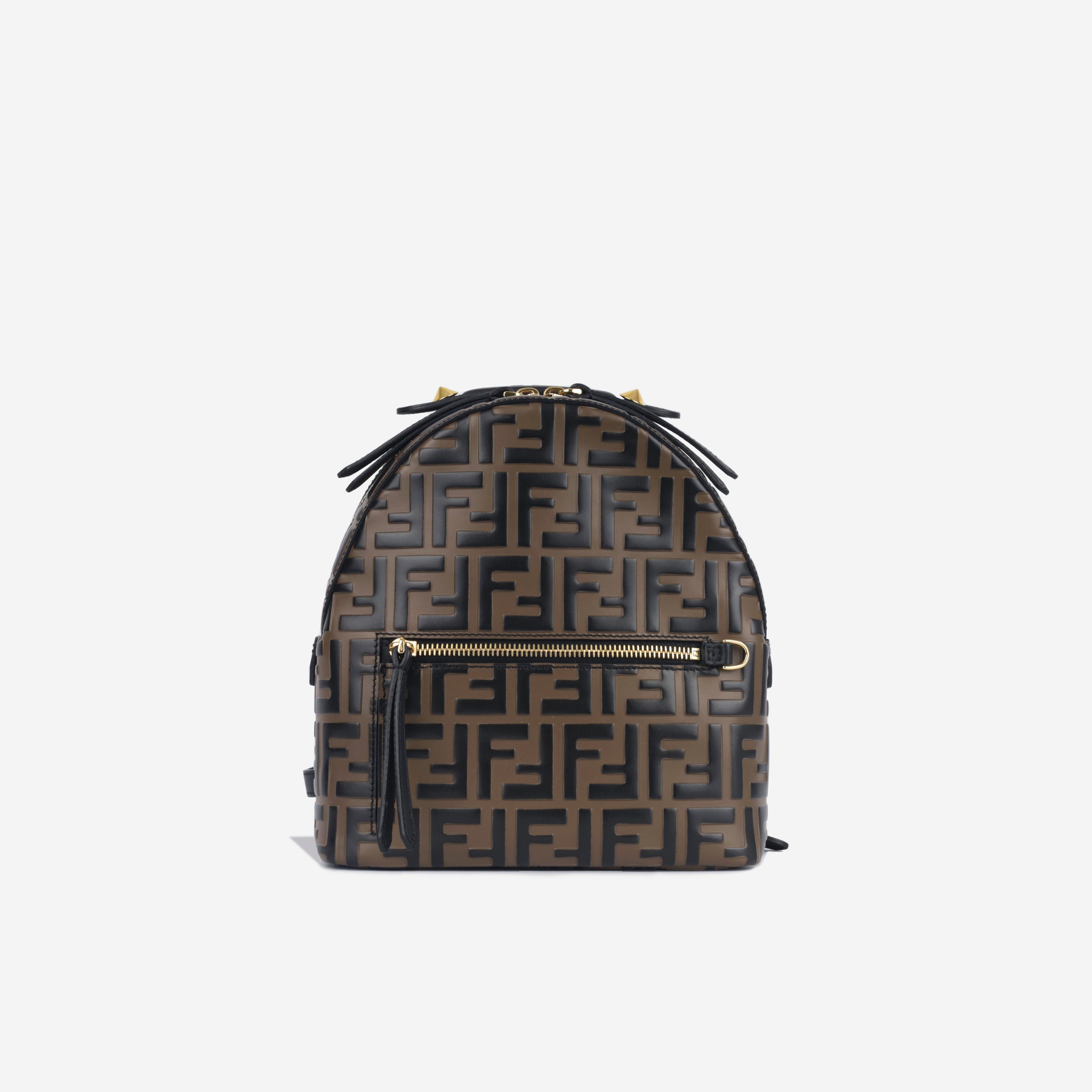 Fendi - Mini Backpack - Brown Leather FF - GHW | Bagista