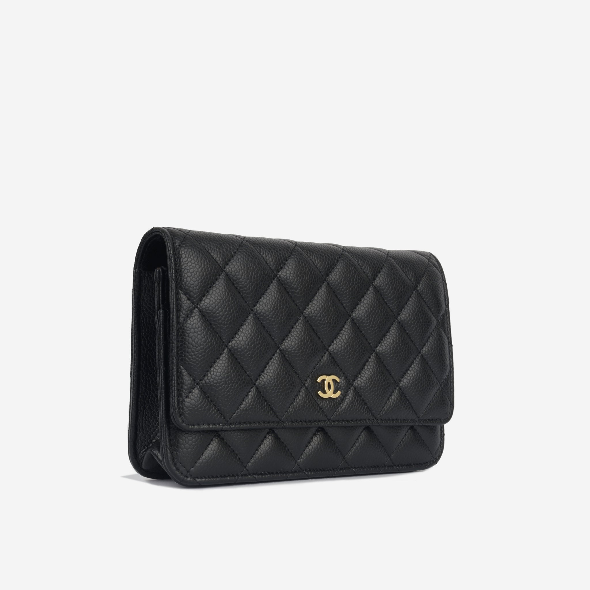 Chanel - Classic Wallet On Chain - Black Caviar - GHW - Immaculate