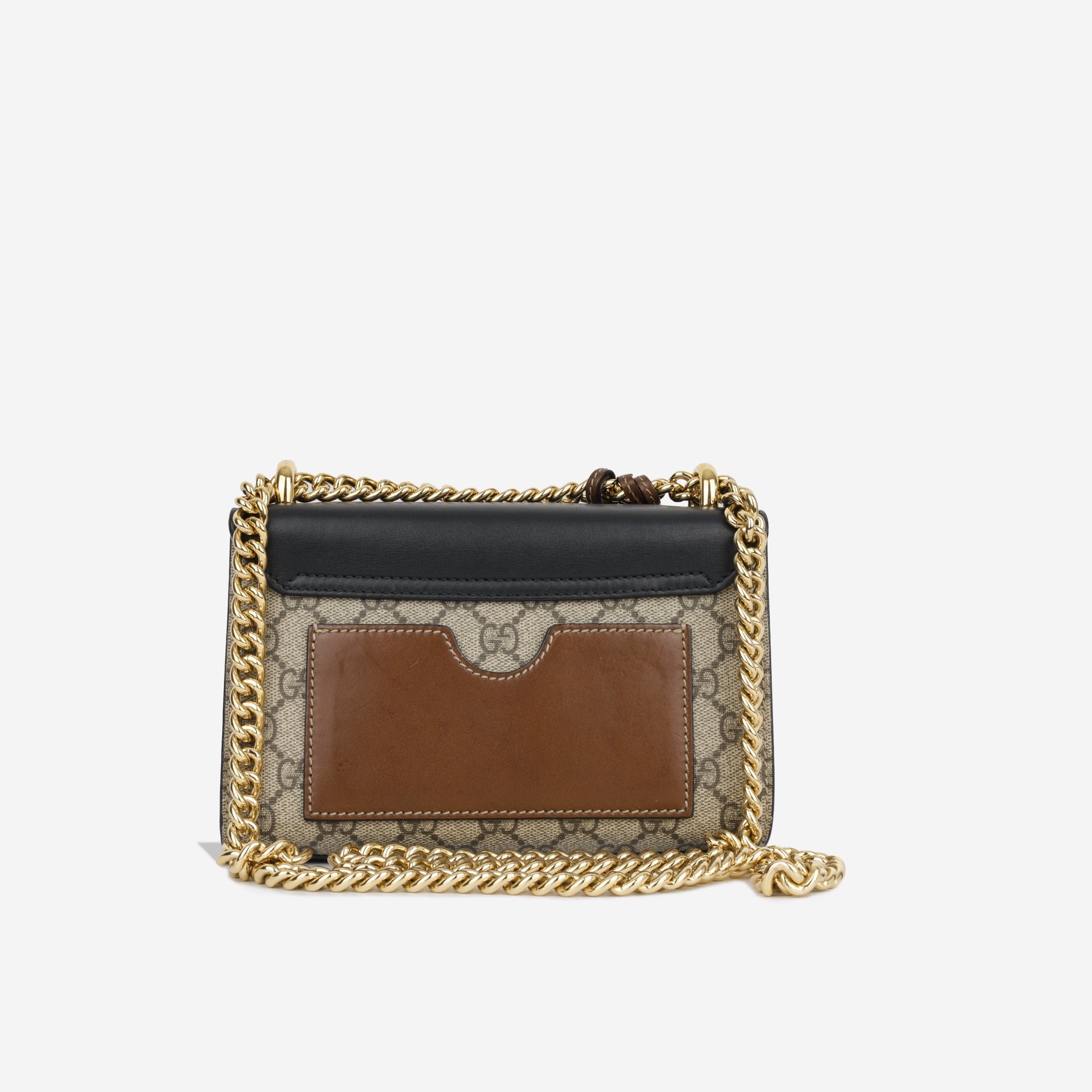 Gucci Beige/Off White GG Supreme Canvas Small Padlock Shoulder Bag Gucci