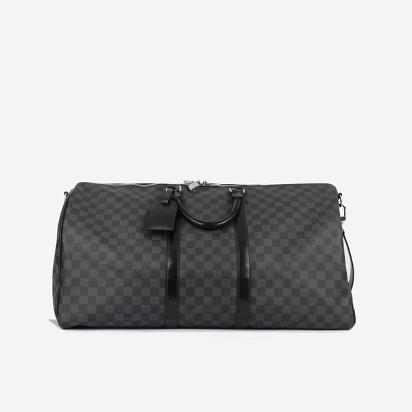 Louis Vuitton - Keepall Bandoulière 55 - Damier Graphite - SHW