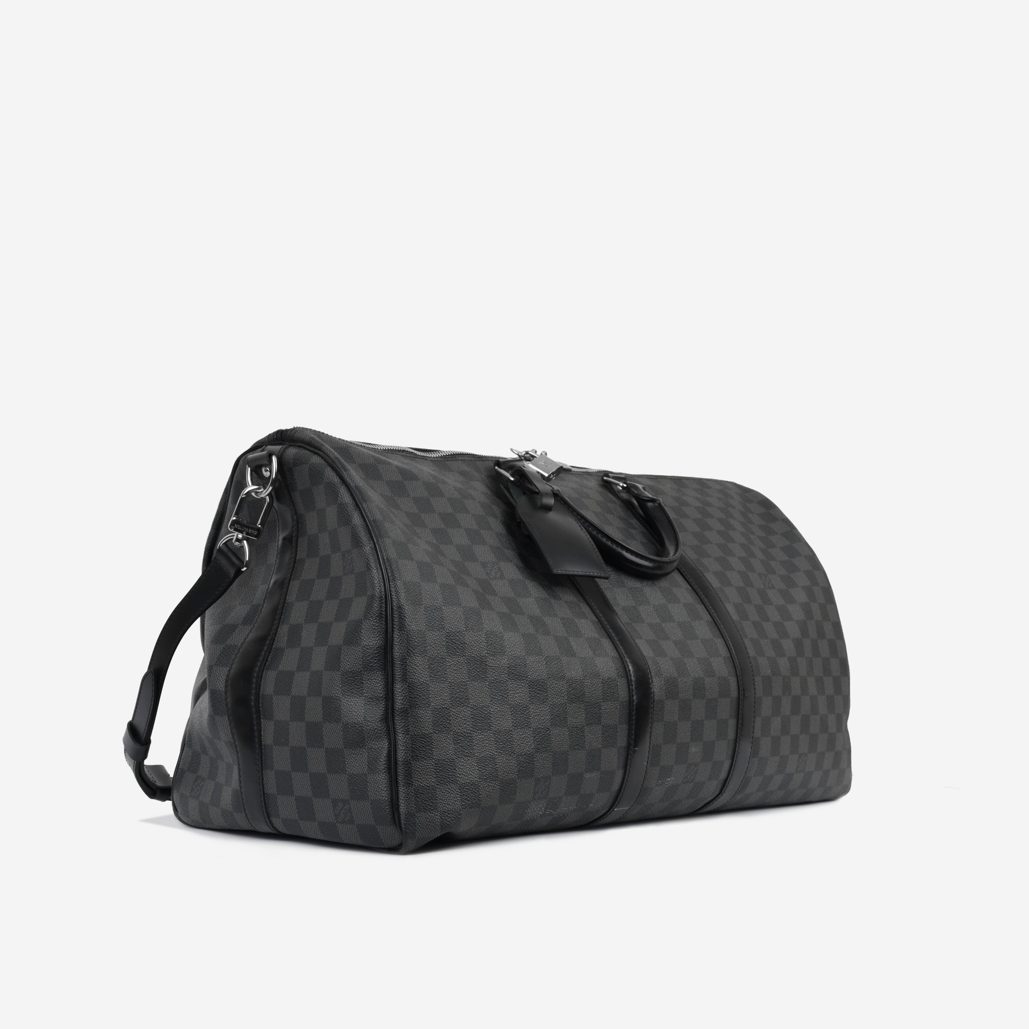 Louis Vuitton Keepall Bandouliere Damier Graphite 55 Black/Gray - US