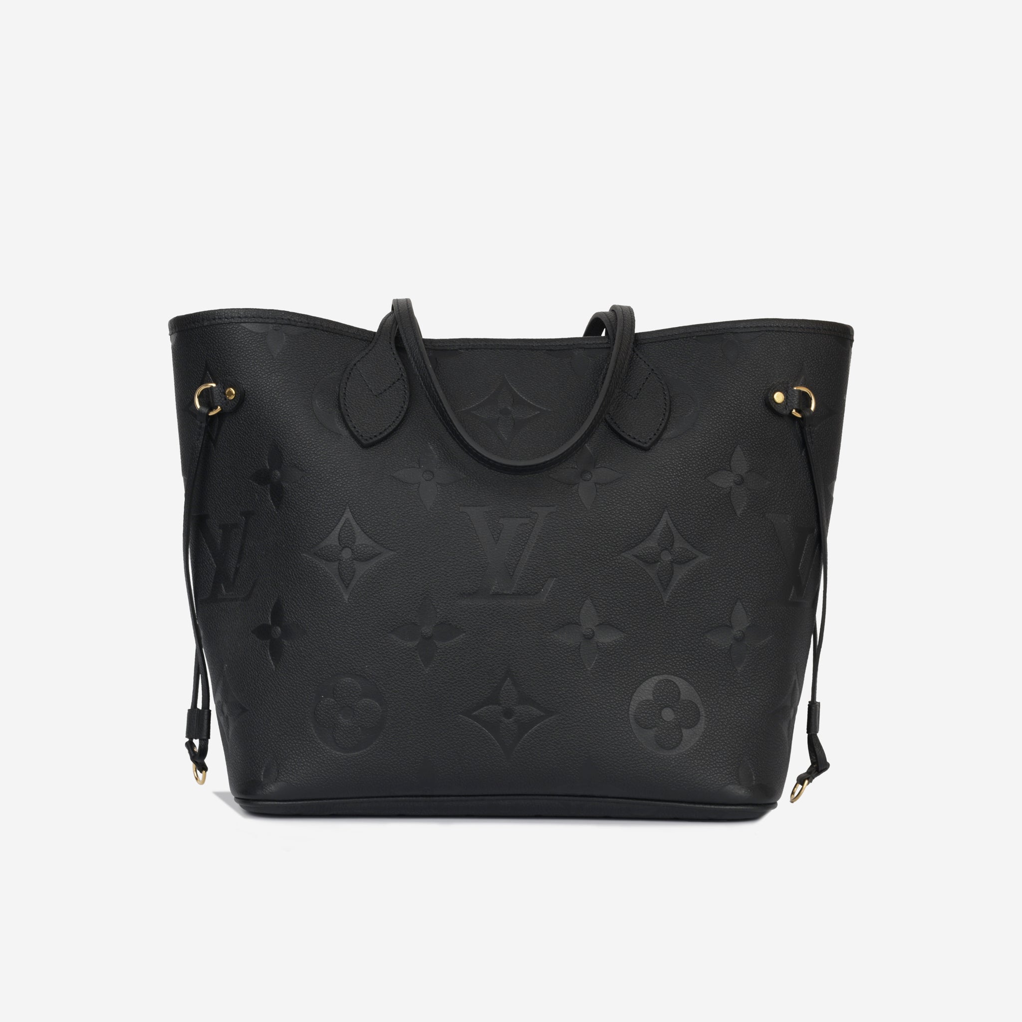 Louis Vuitton Monogram Empreinte Leather Neverfull MM Black