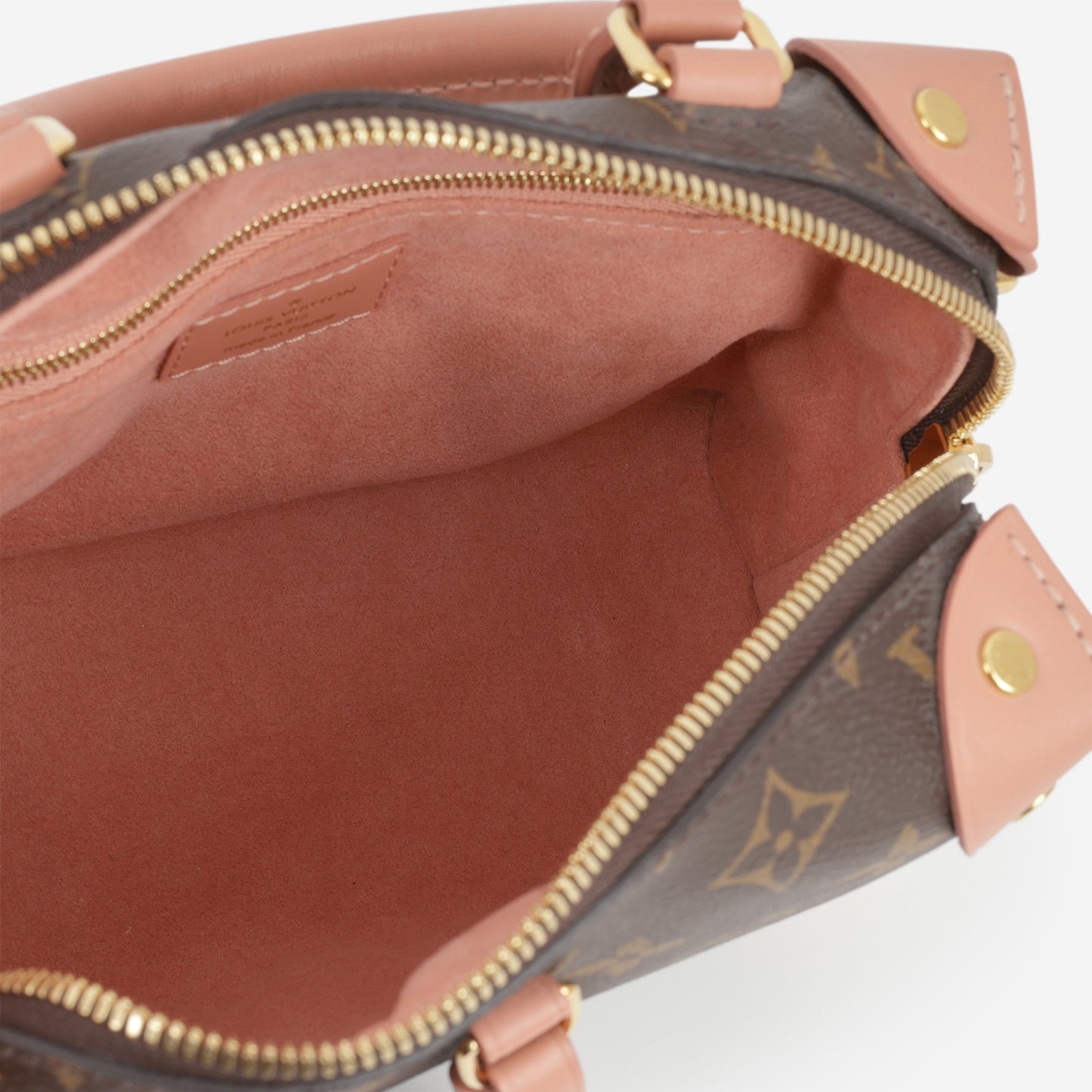 Louis Vuitton Petite Malle Souple - Monogram / Peach Trim | Gold Hardware