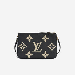 Louis Vuitton - Pochette Double Zip - Bicolour Empreinte - Immaculate