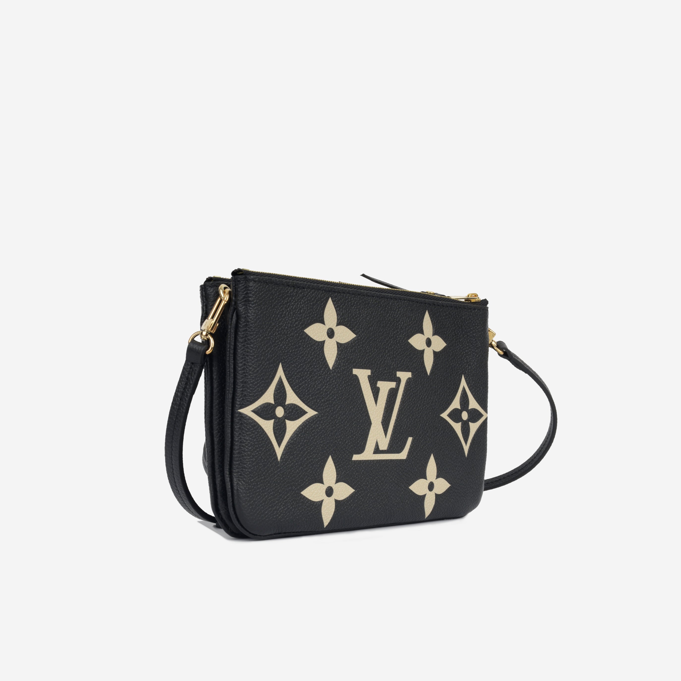 LOUIS VUITTONハンドバッグ Louis Vuitton - Pochette Double Zip - Bicolour Empreinte