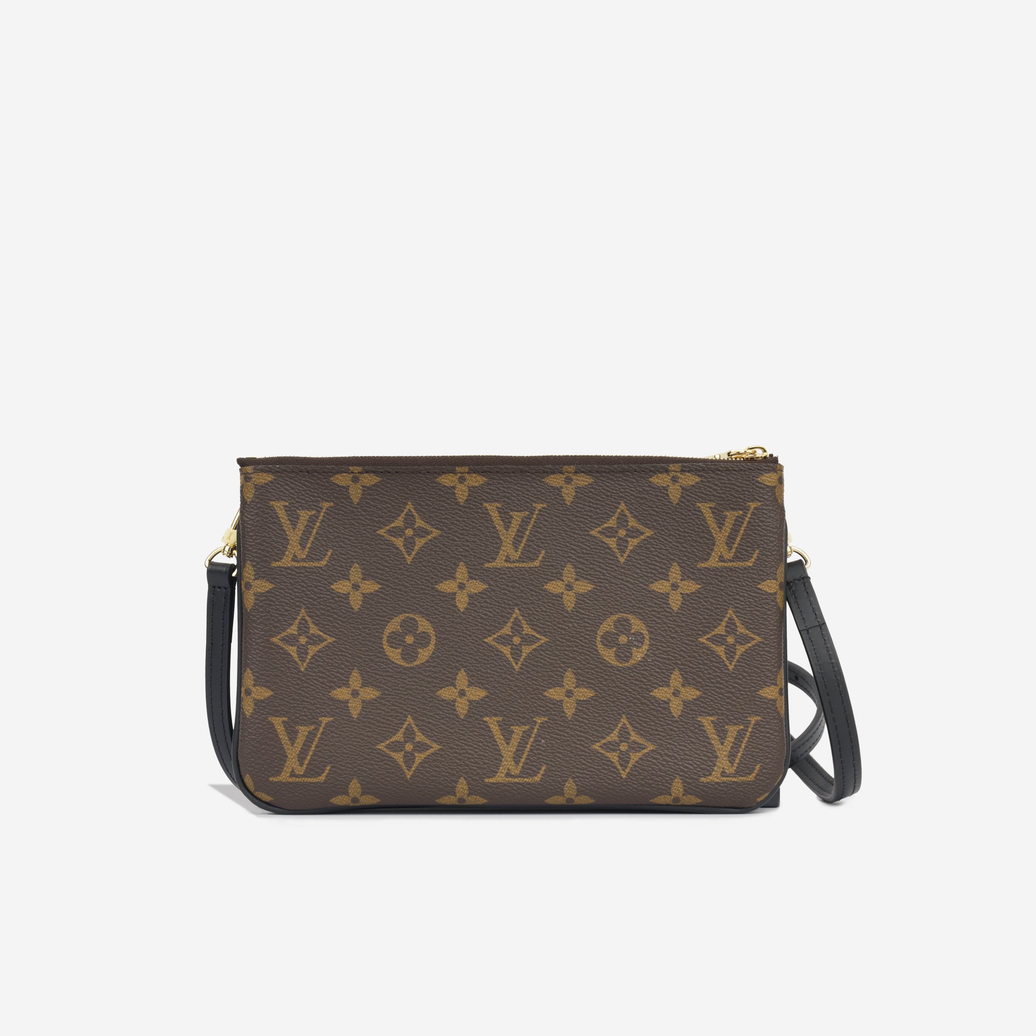 Louis Vuitton Pochette Double Zip Shoulder Bag Giant Monogram