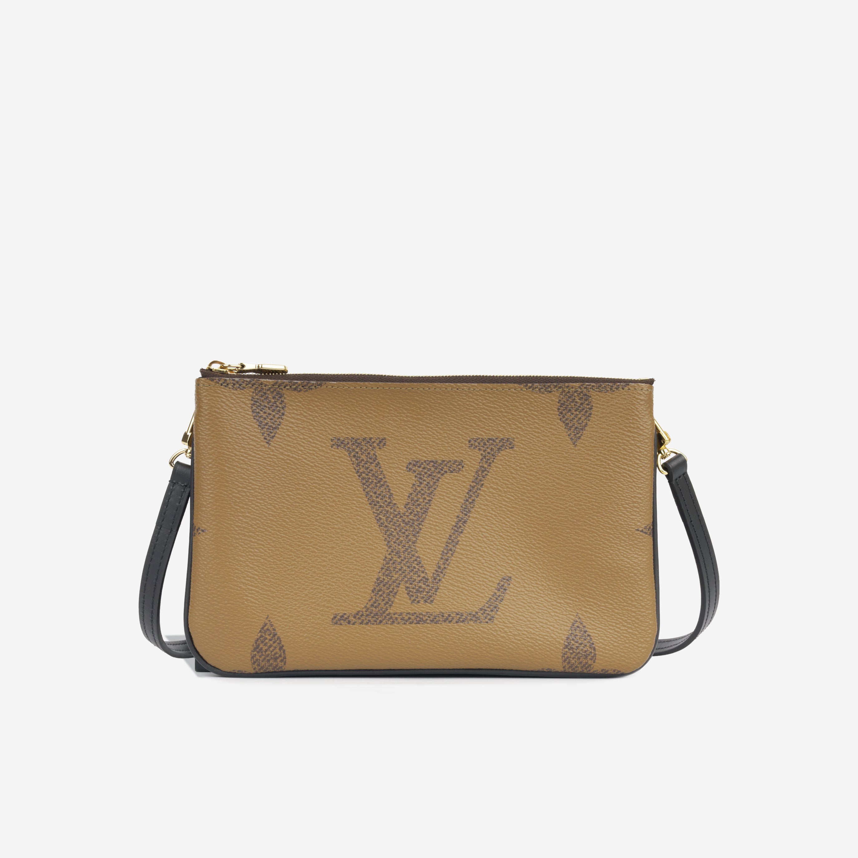 Louis Vuitton - Pochette Double Zip on Strap - Reverse monogram