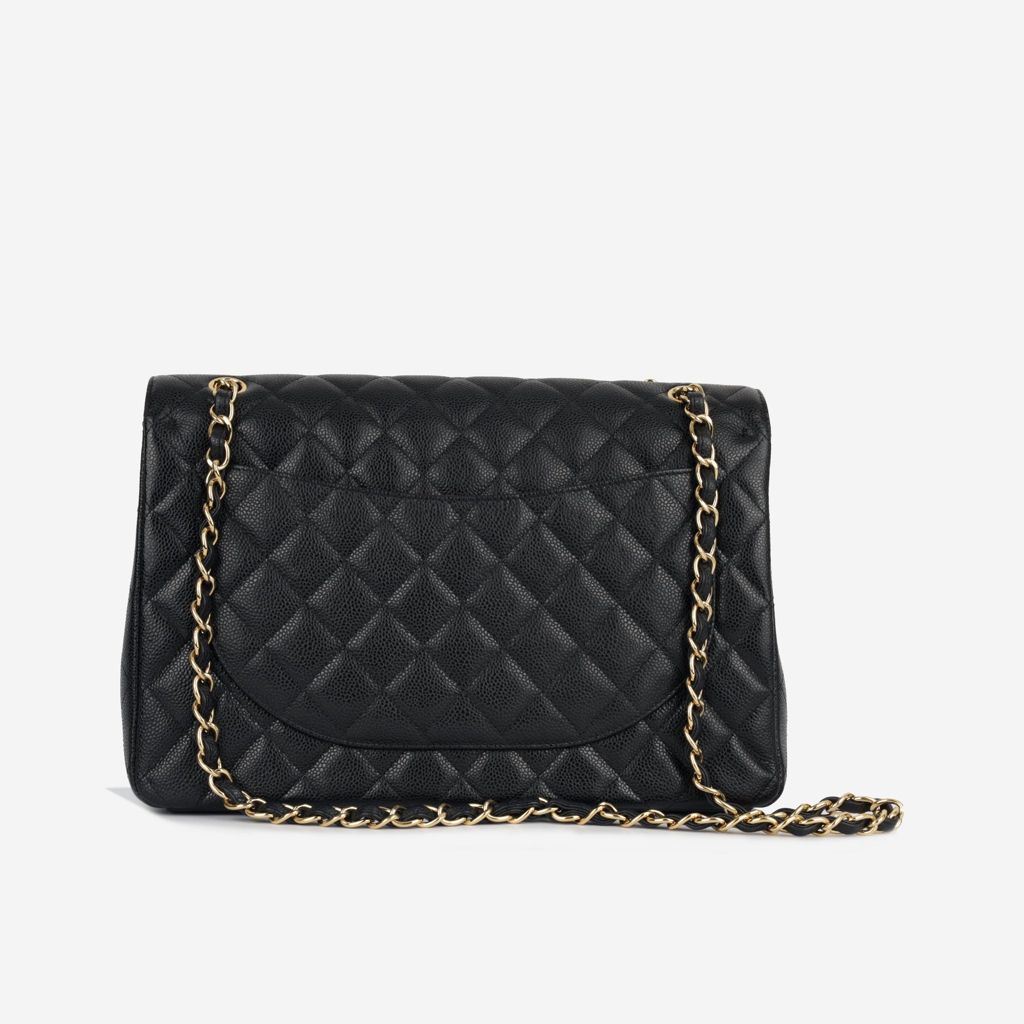 CHANEL Black Caviar Medium Classic Flap 24K GHW - Timeless Luxuries