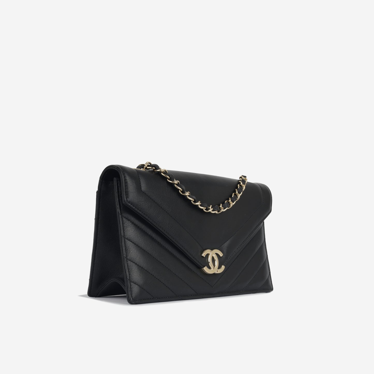 Chevron Envelope Flap Bag