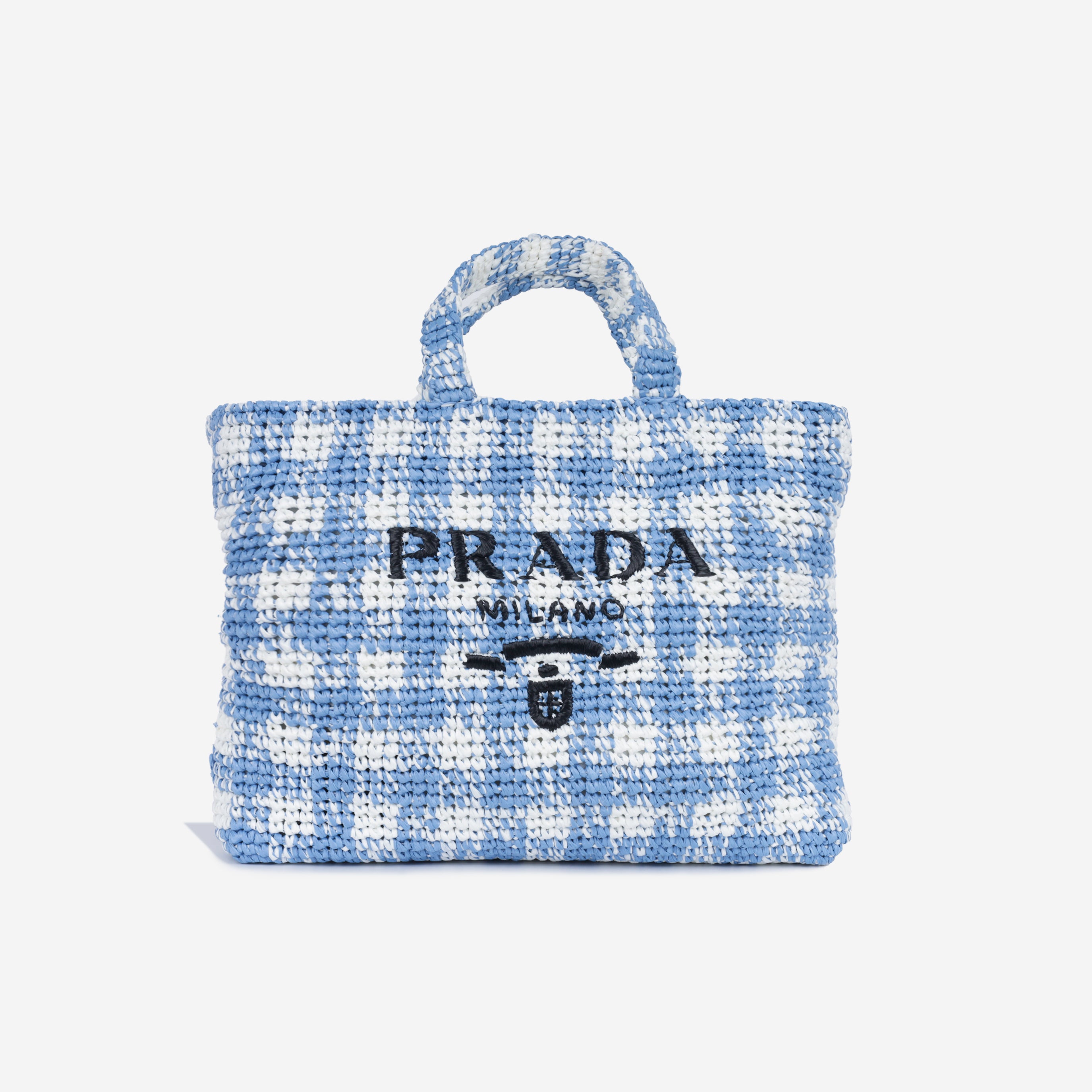 Prada checked bag best sale