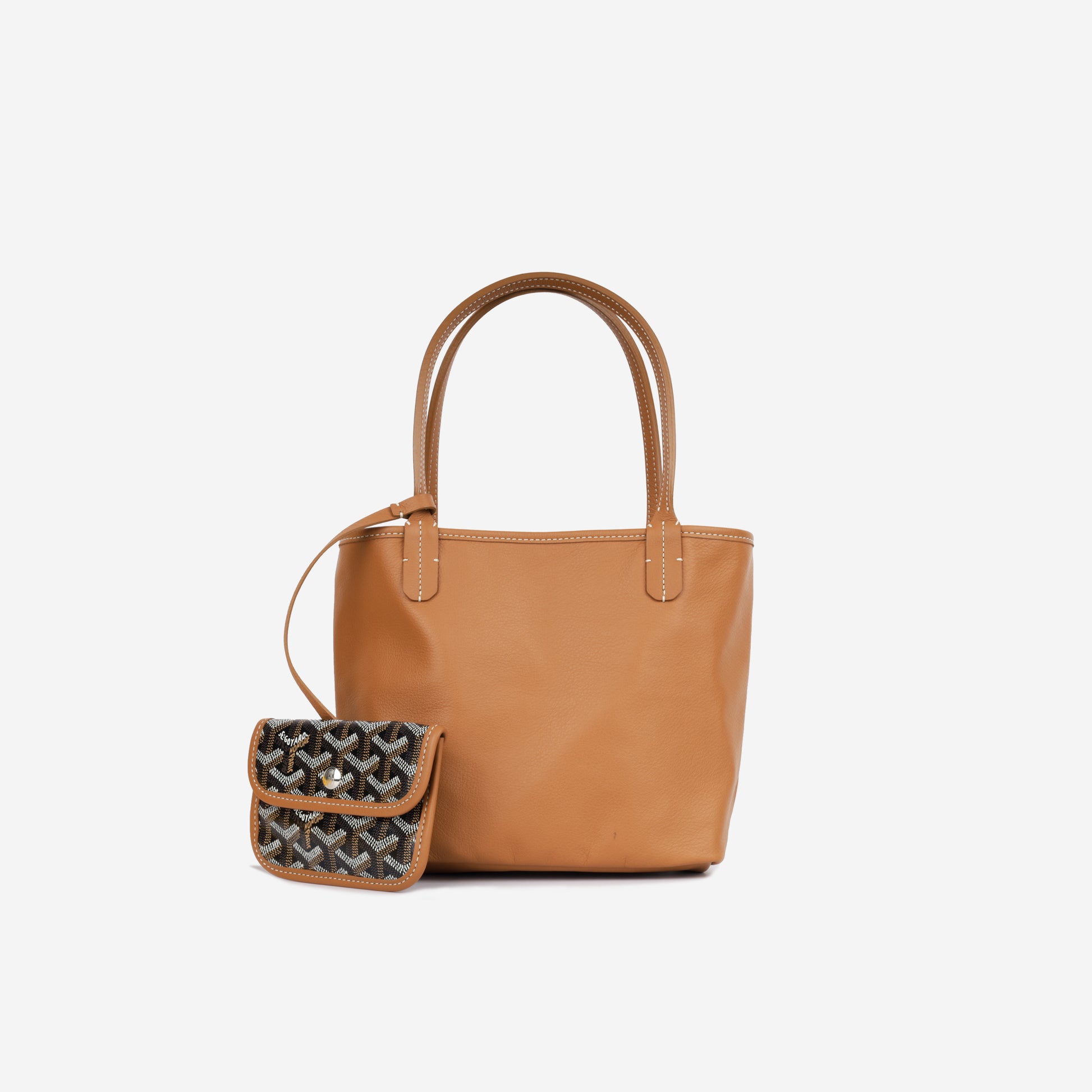 Goyard Mini Anjou Black/Tan Goyardine Brand New – Bagista