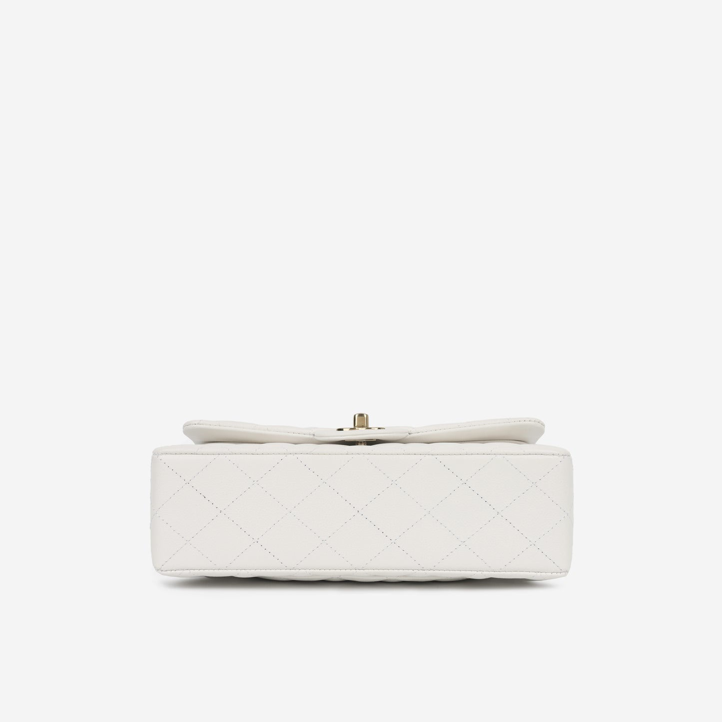 Small Classic Flap Bag - White