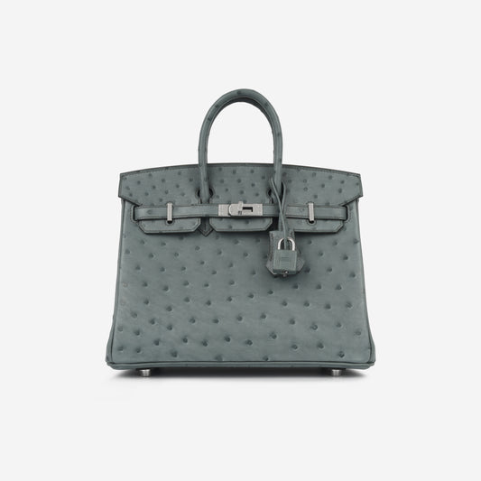 Birkin 25 - Vert Amande Ostrich