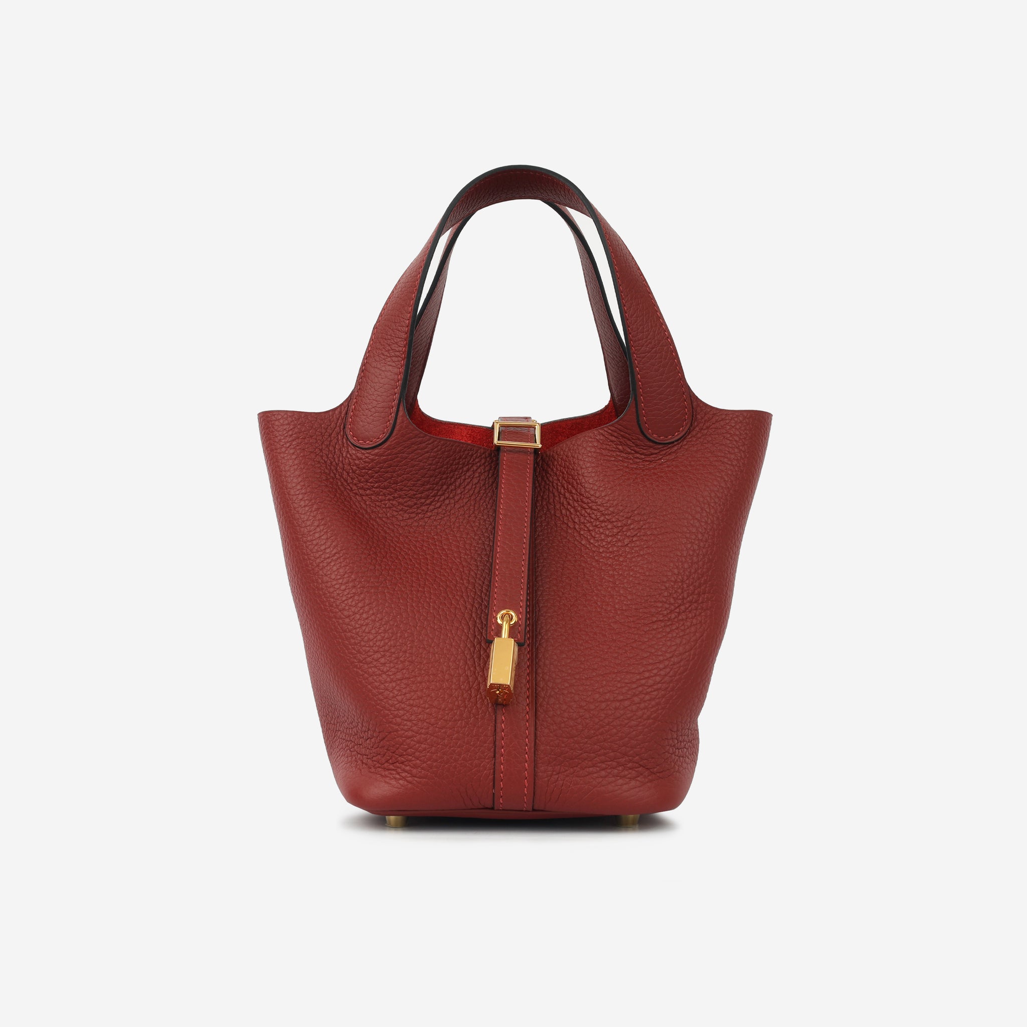 Hermès Picotin 18 - Rouge H Clemence GHW - 2022 | Bagista