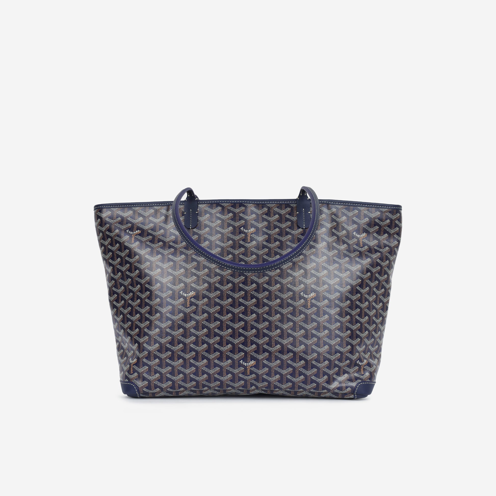 Goyard Artois MM Navy Goyardine Unused – Bagista - Main Image