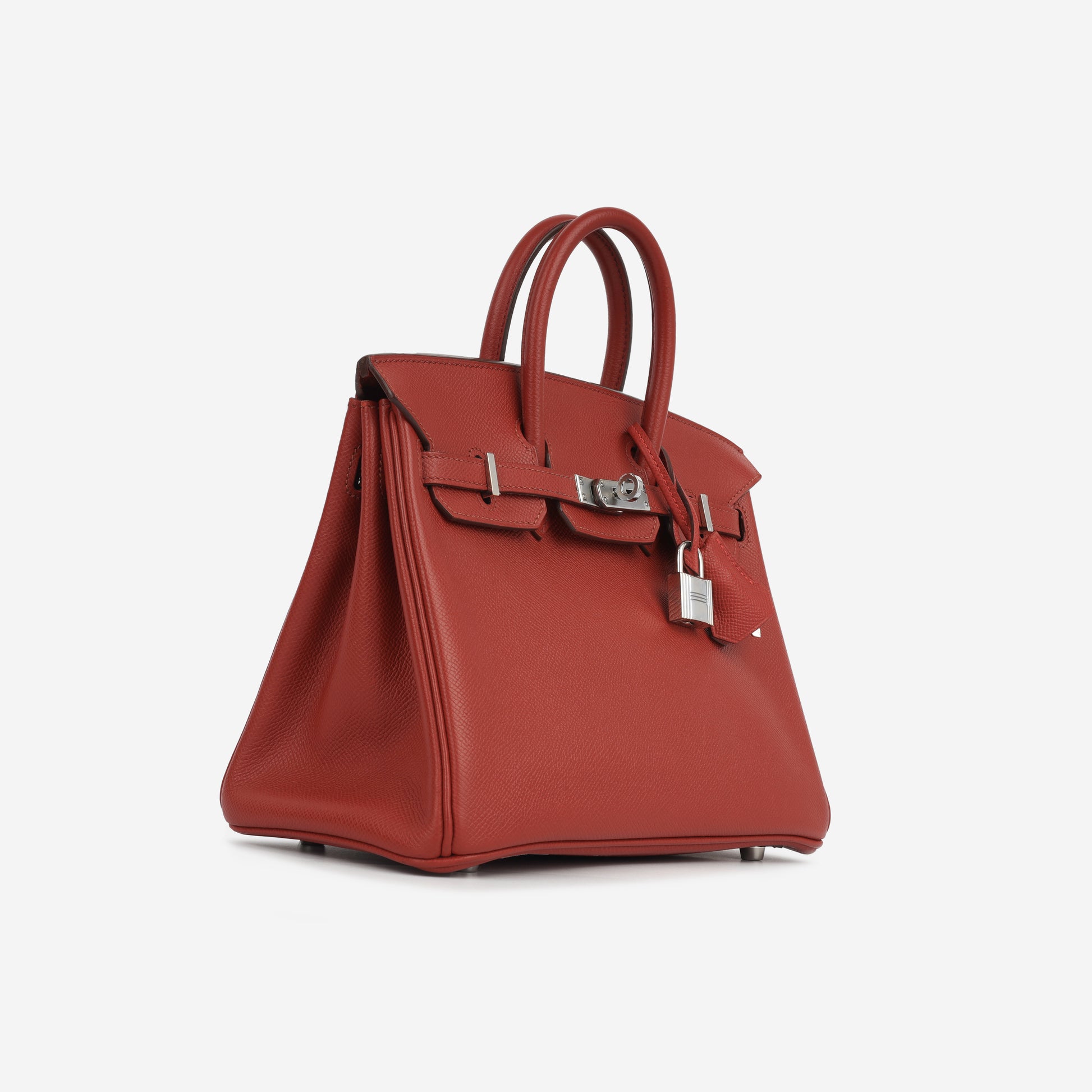 Hermès Birkin 25 Rouge Garance Epsom PHW 2009 Pre-loved