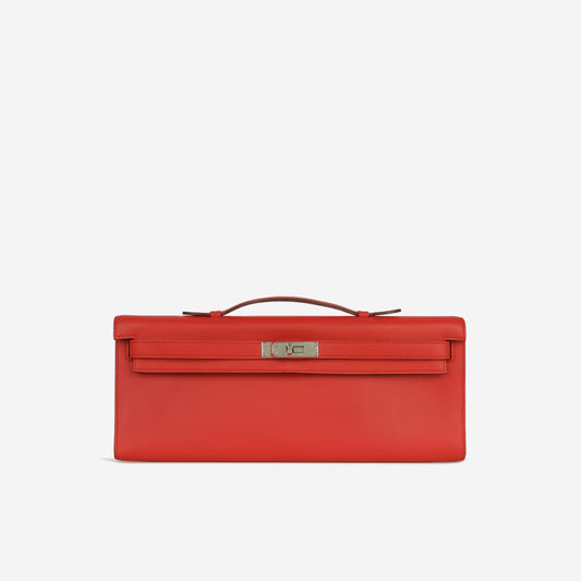 Kelly Cut Clutch - Rouge Vif