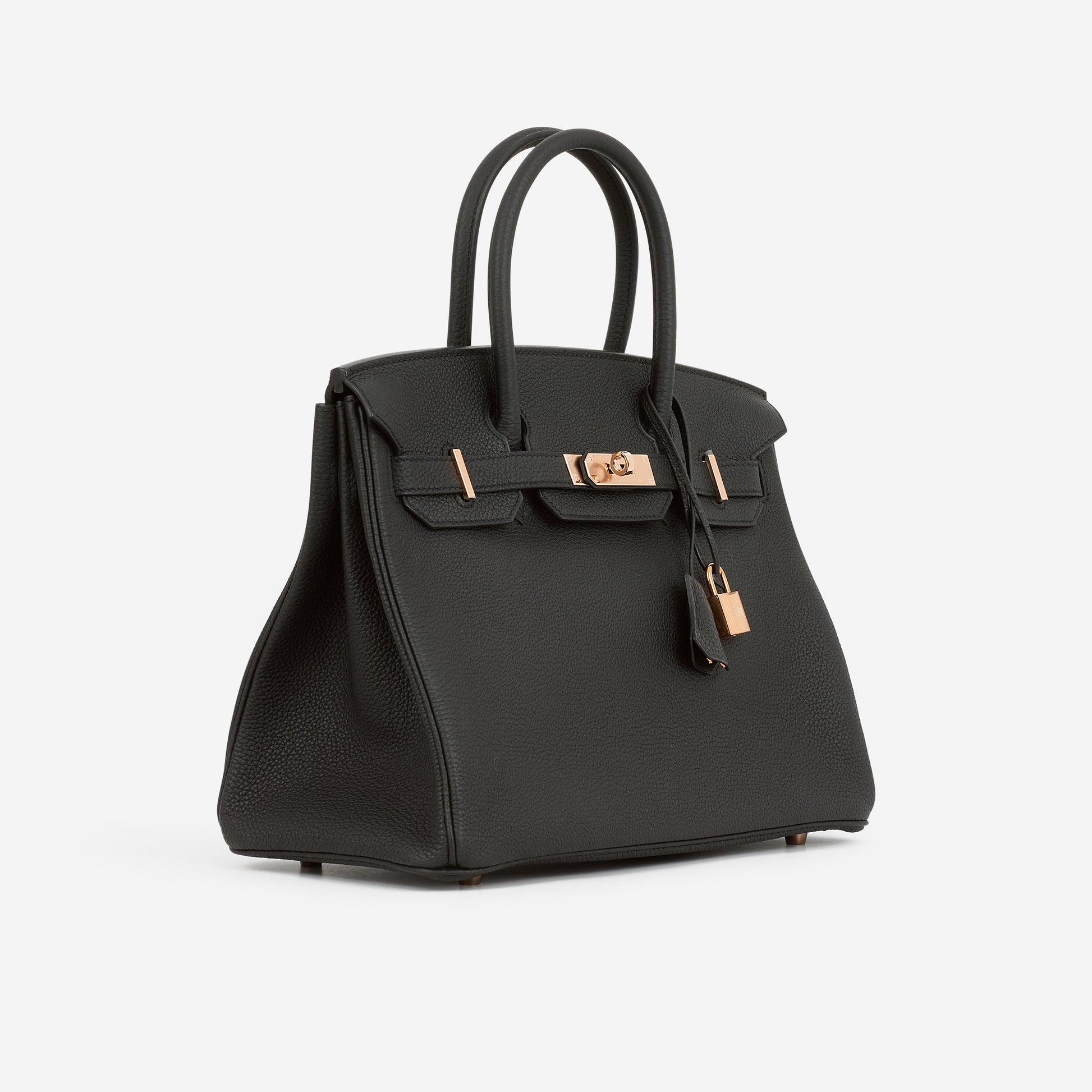 Hermès Birkin 30 - Black Togo | Rose Gold Hardware - Bagista