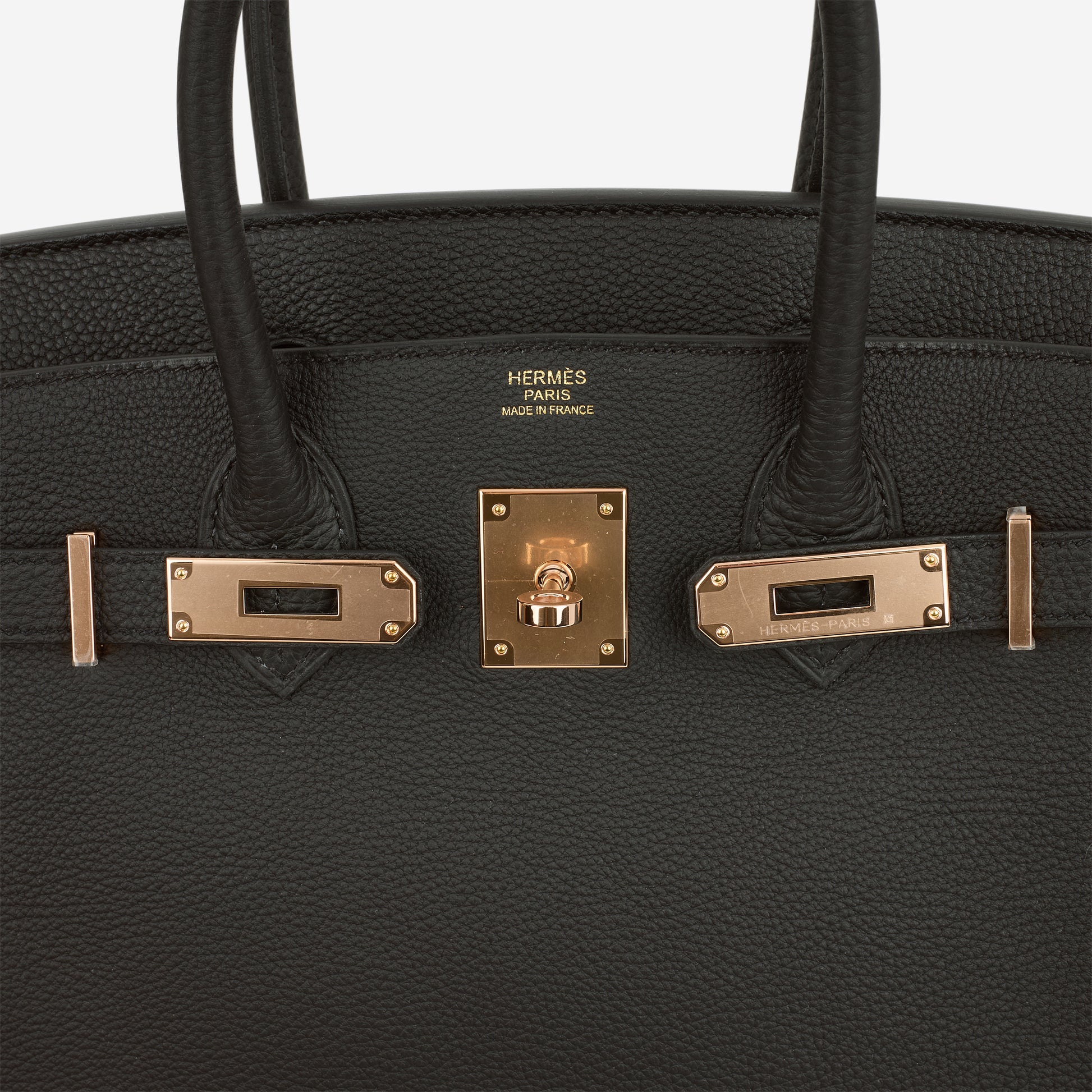 Hermès Birkin 30 - Black Togo | Rose Gold Hardware - Bagista