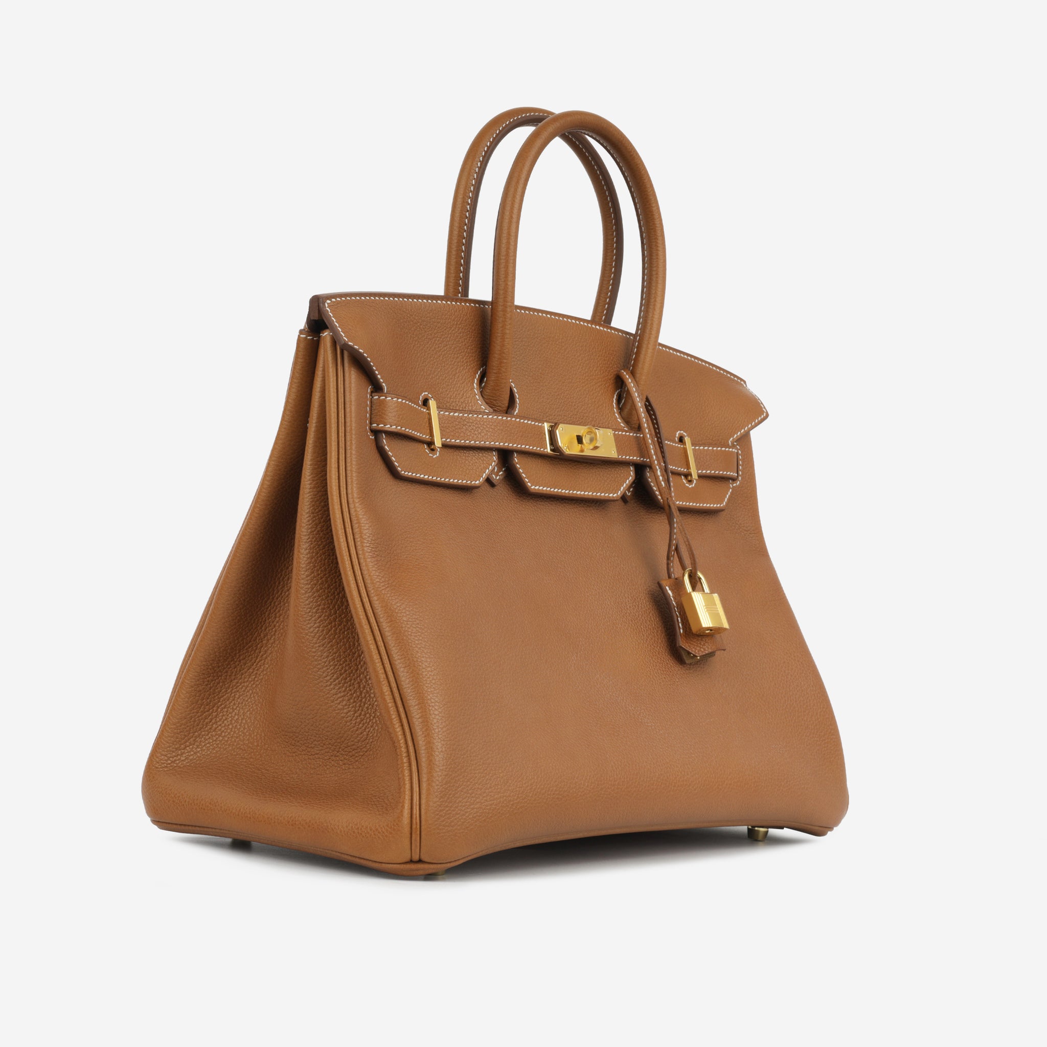 Hermès - Birkin 35 - Fauve Barenia Fauborg GHW - 2022 - Brand New | Bagista