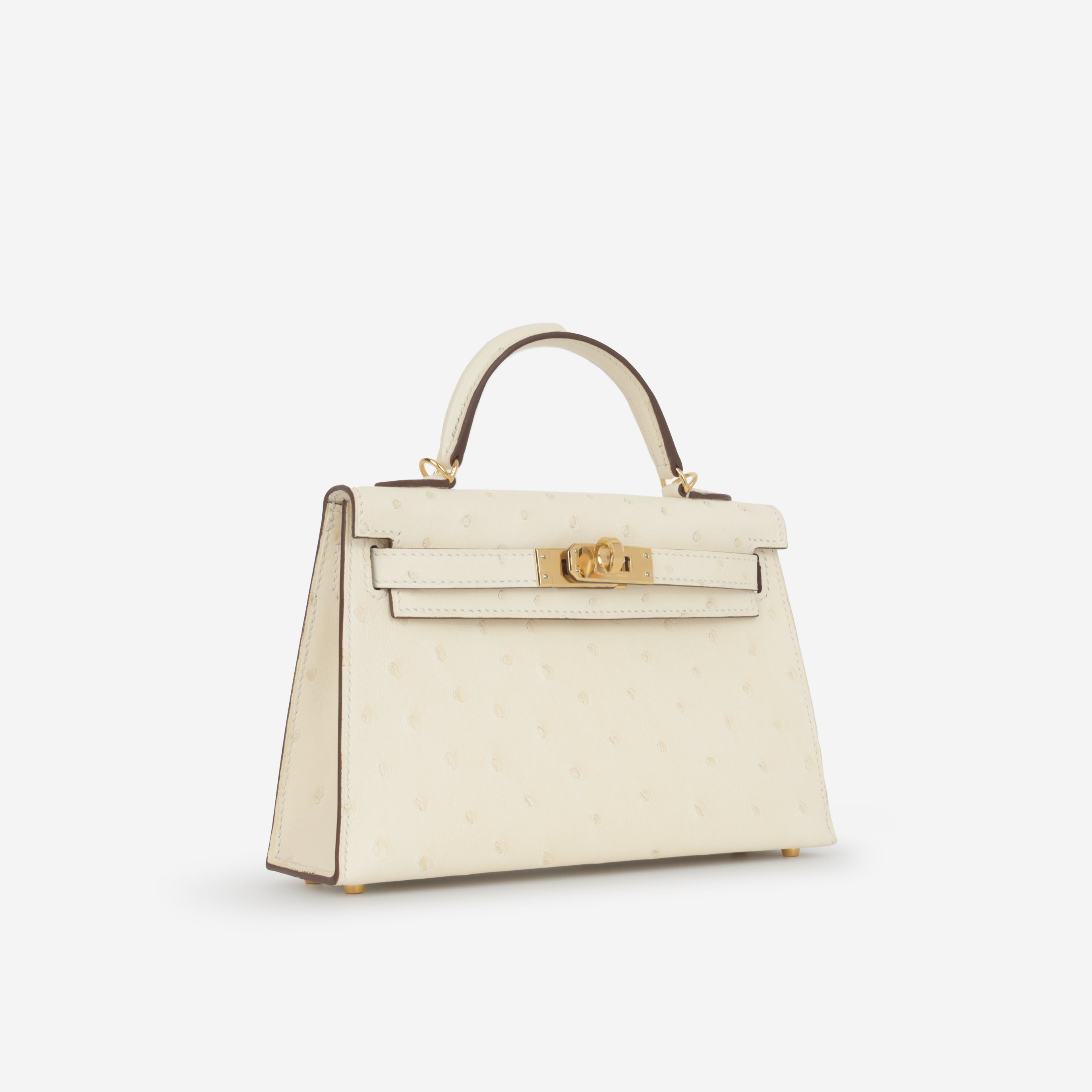 Hermès Kelly 20 - Nata Ostrich HW – Bagista