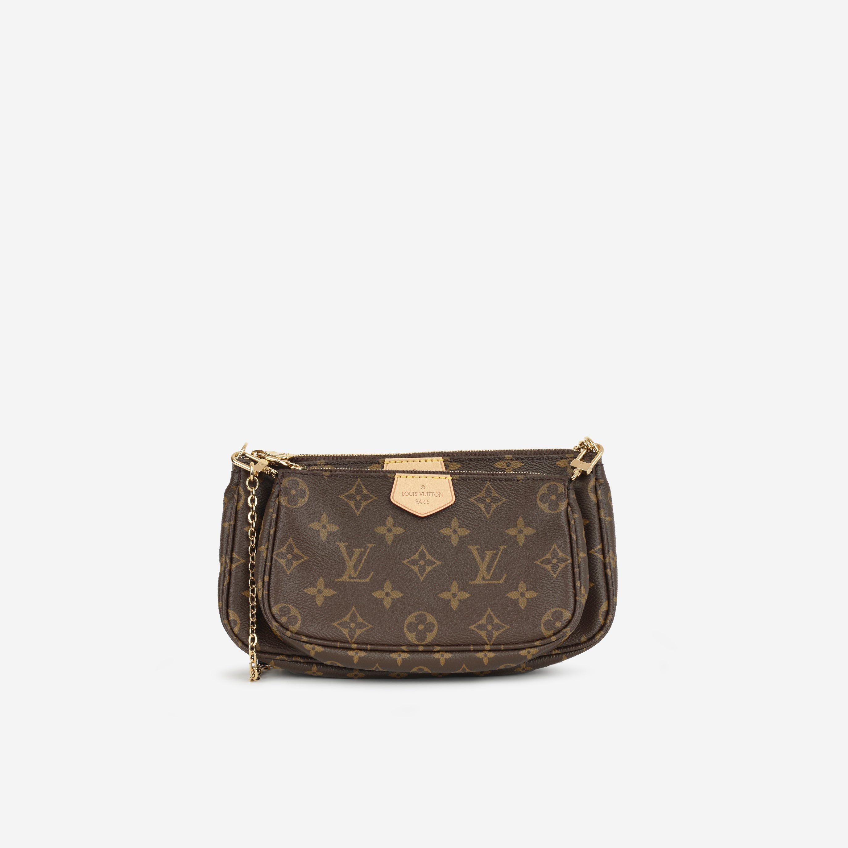Louis Vuitton - Multi Pochette Accessoires GHW - Khaki Strap - Pre