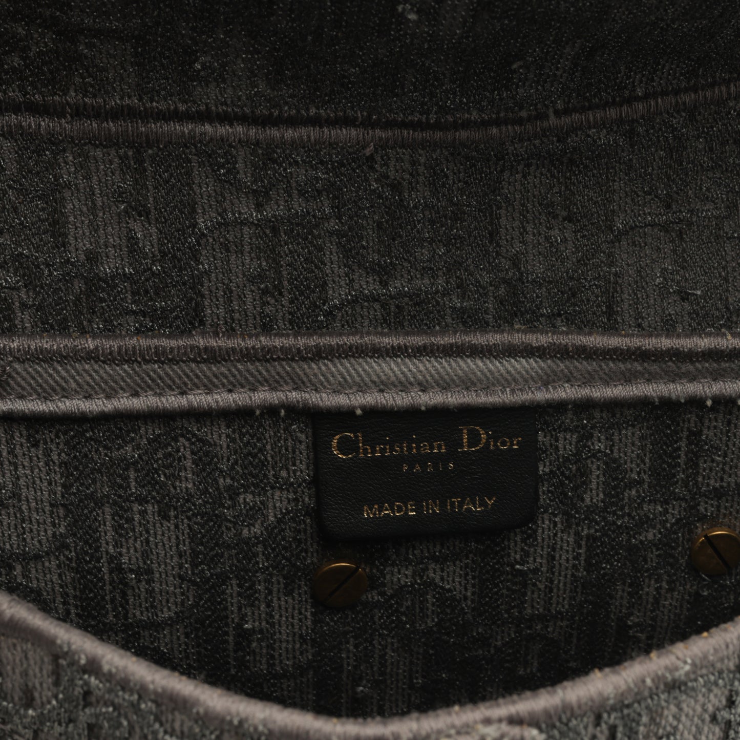 Dior Medium Saddle - Grey Oblique Canvas | Gold Hardware