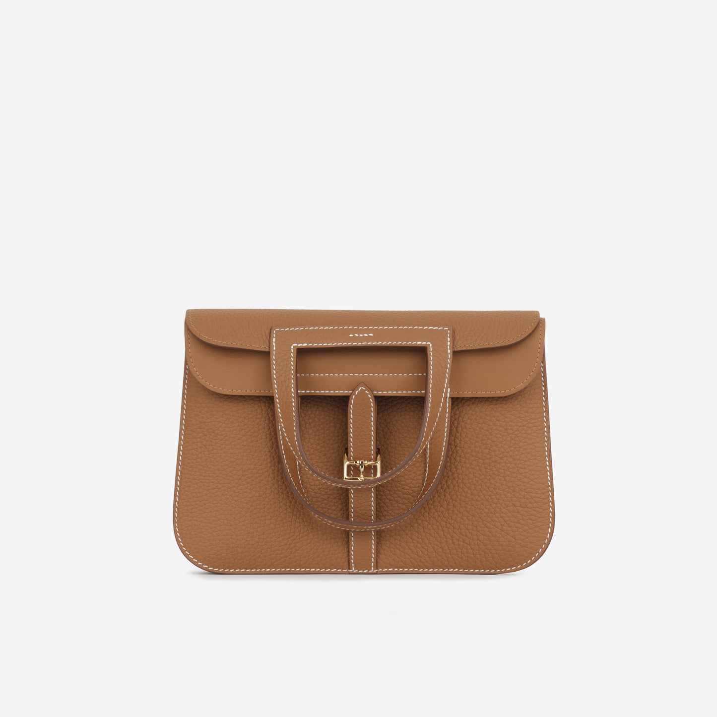 Hermès Halzan 25 - Gold Clemence | Gold Hardware