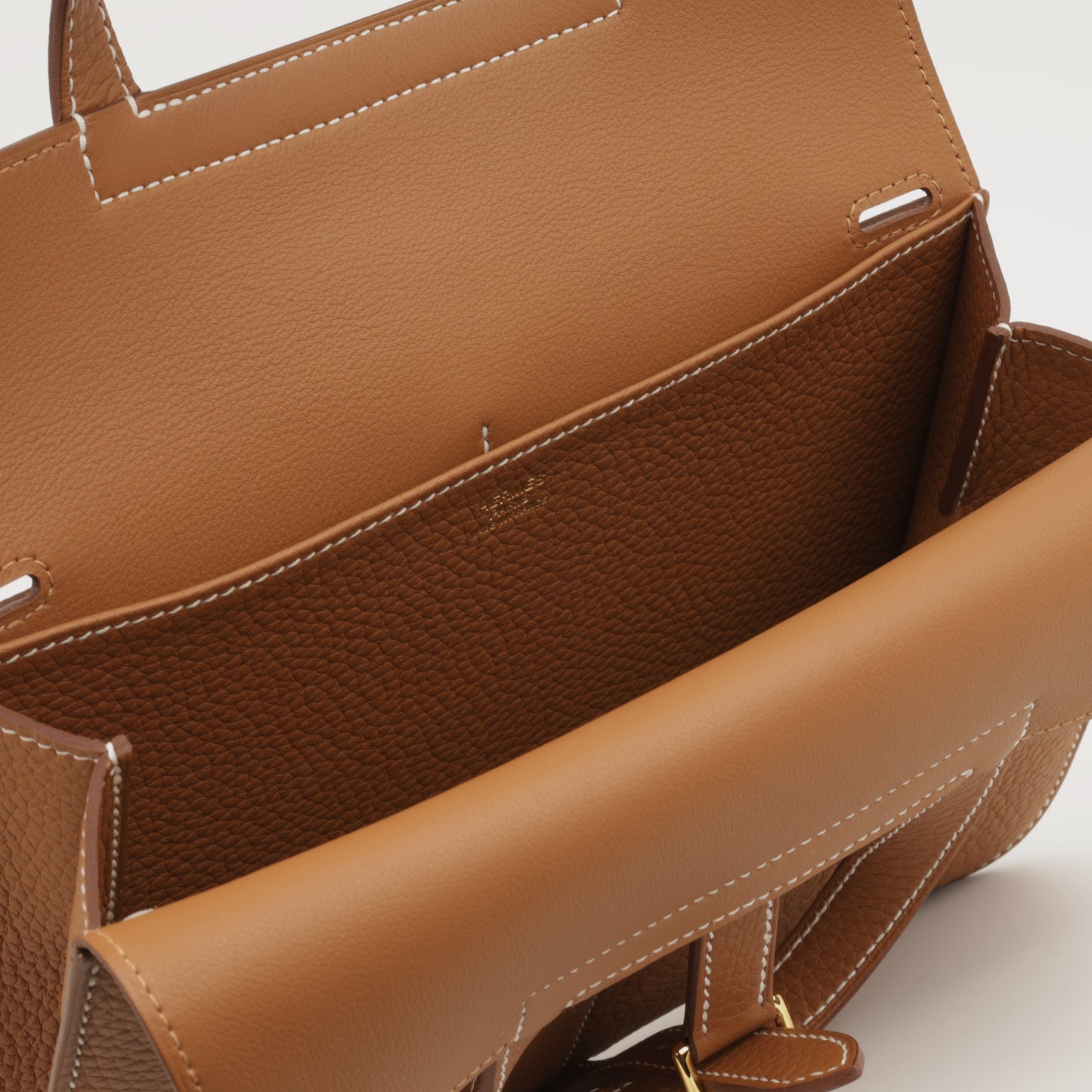 Hermès Halzan 25 - Gold Clemence | Gold Hardware