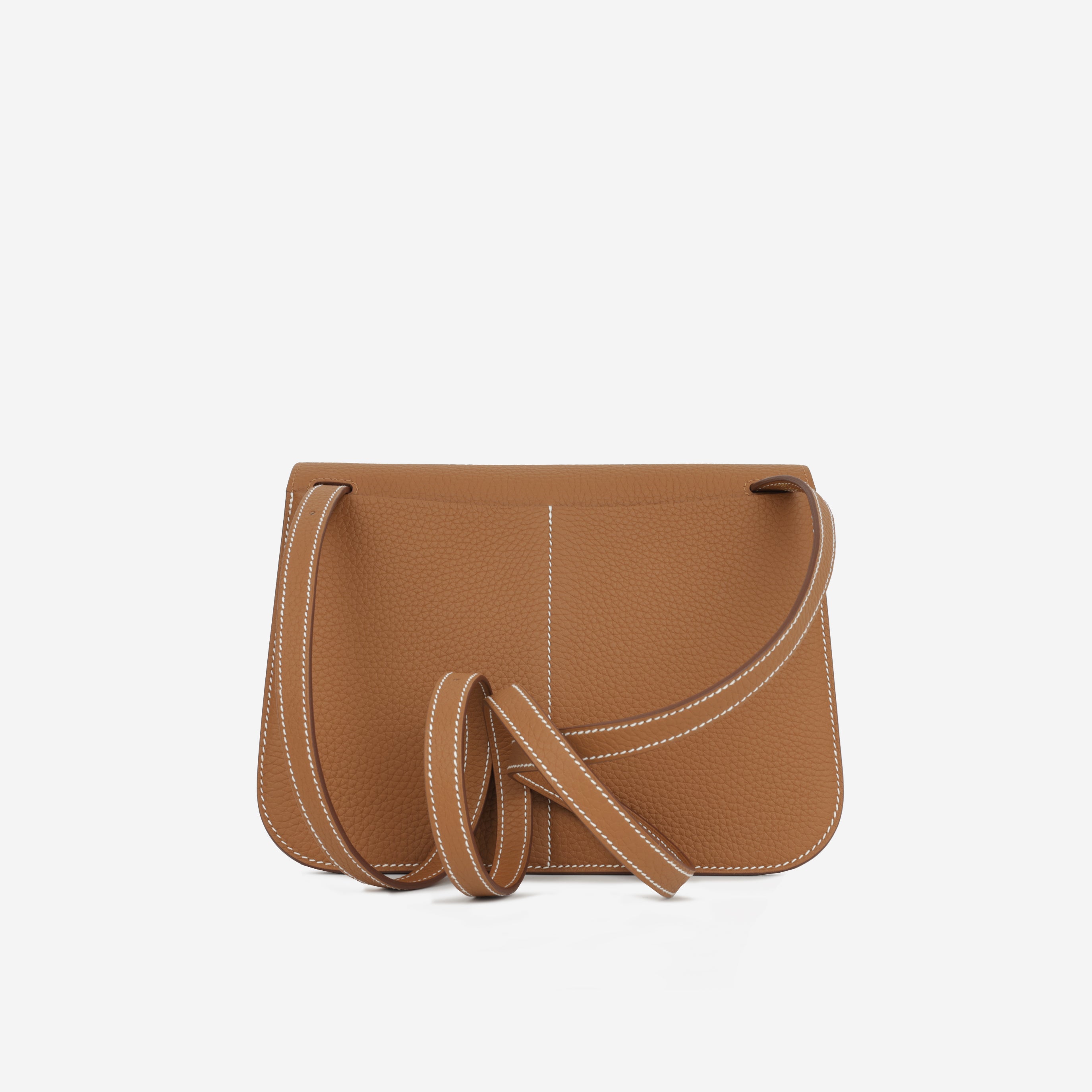Hermès Halzan 25 - Gold Clemence | Gold Hardware – Bagista