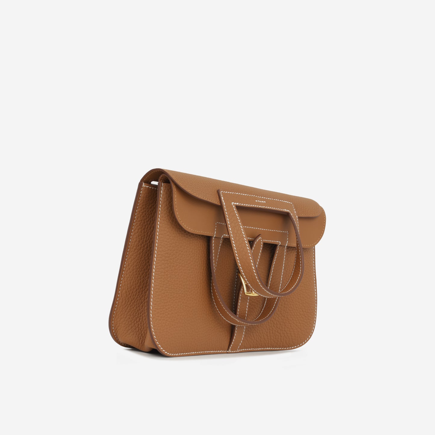 Hermès Halzan 25 - Gold Clemence | Gold Hardware