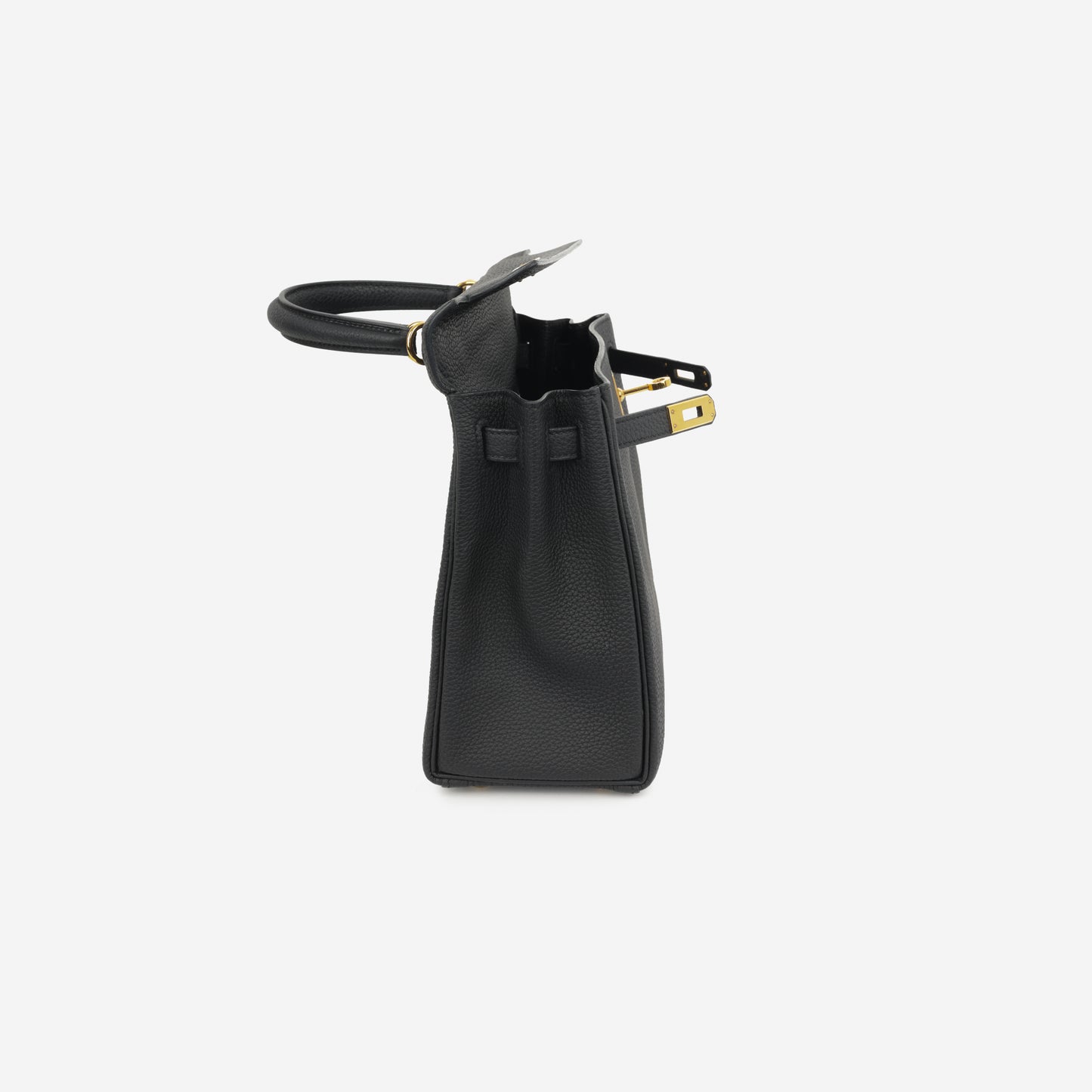 Hermè Kelly 25 - Black Togo | Gold Hardware