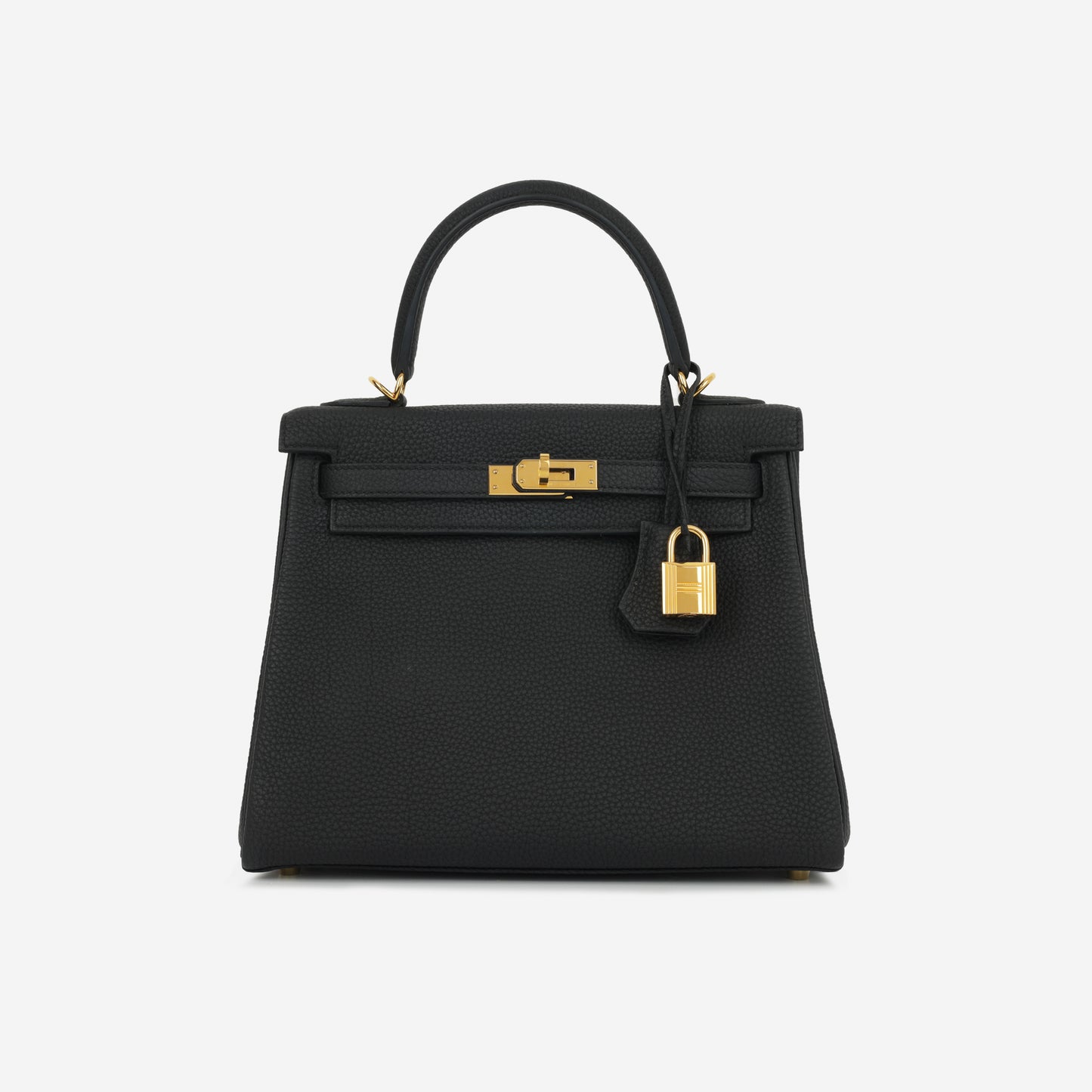 Hermè Kelly 25 - Black Togo | Gold Hardware