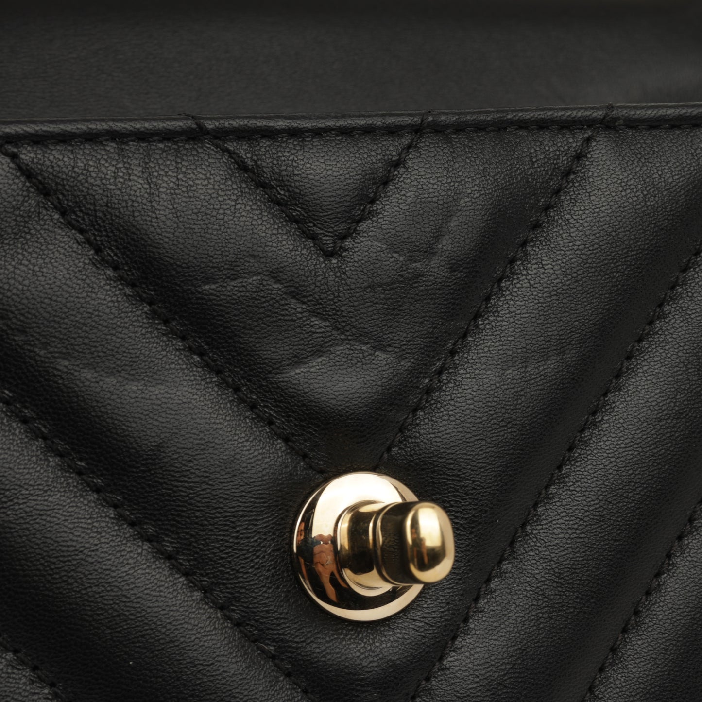 Chanel Small Trendy CC Flap Bag - Black Lambskin | Champagne Gold Hardware