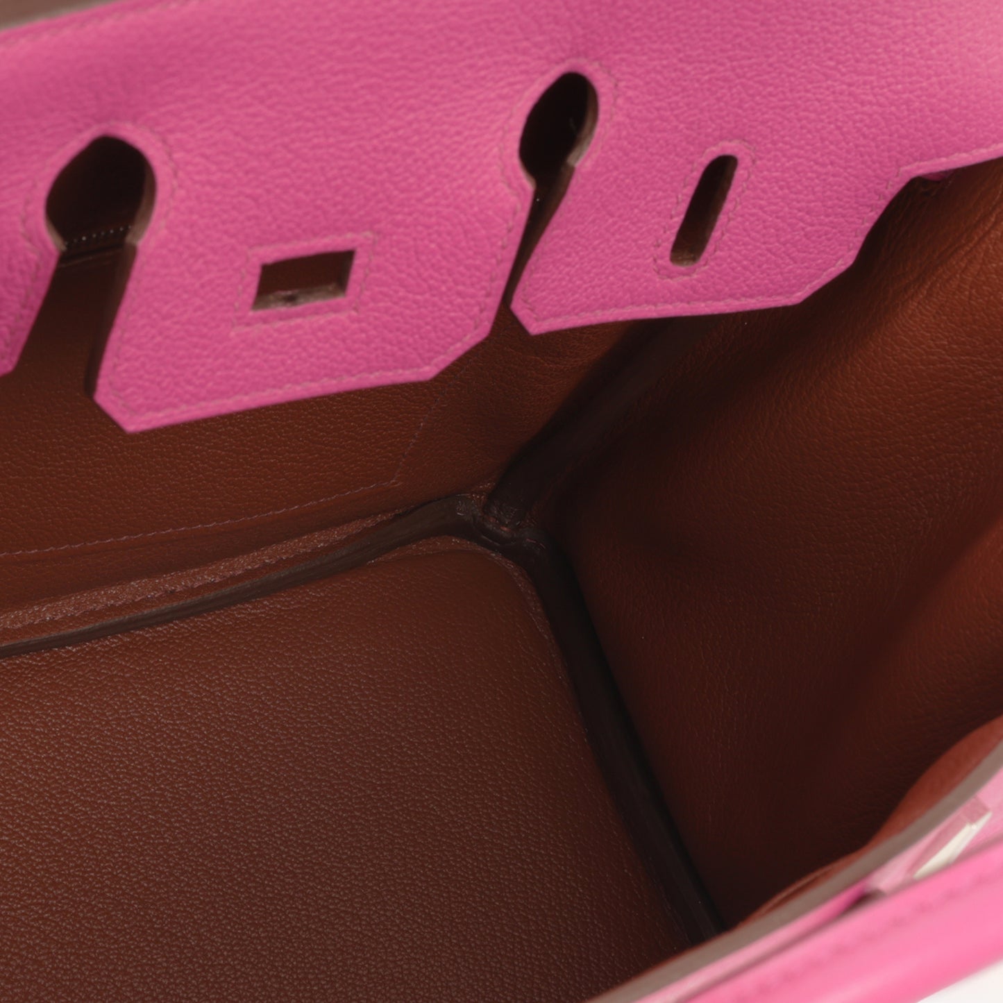 Hermès Birkin 25 Verso - Magnolia / Sienne