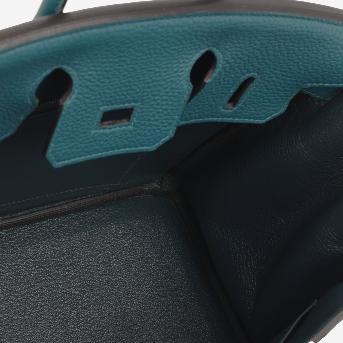 Hermès Birkin 25 Verso - Vert Bosphore / Bleu Ocean