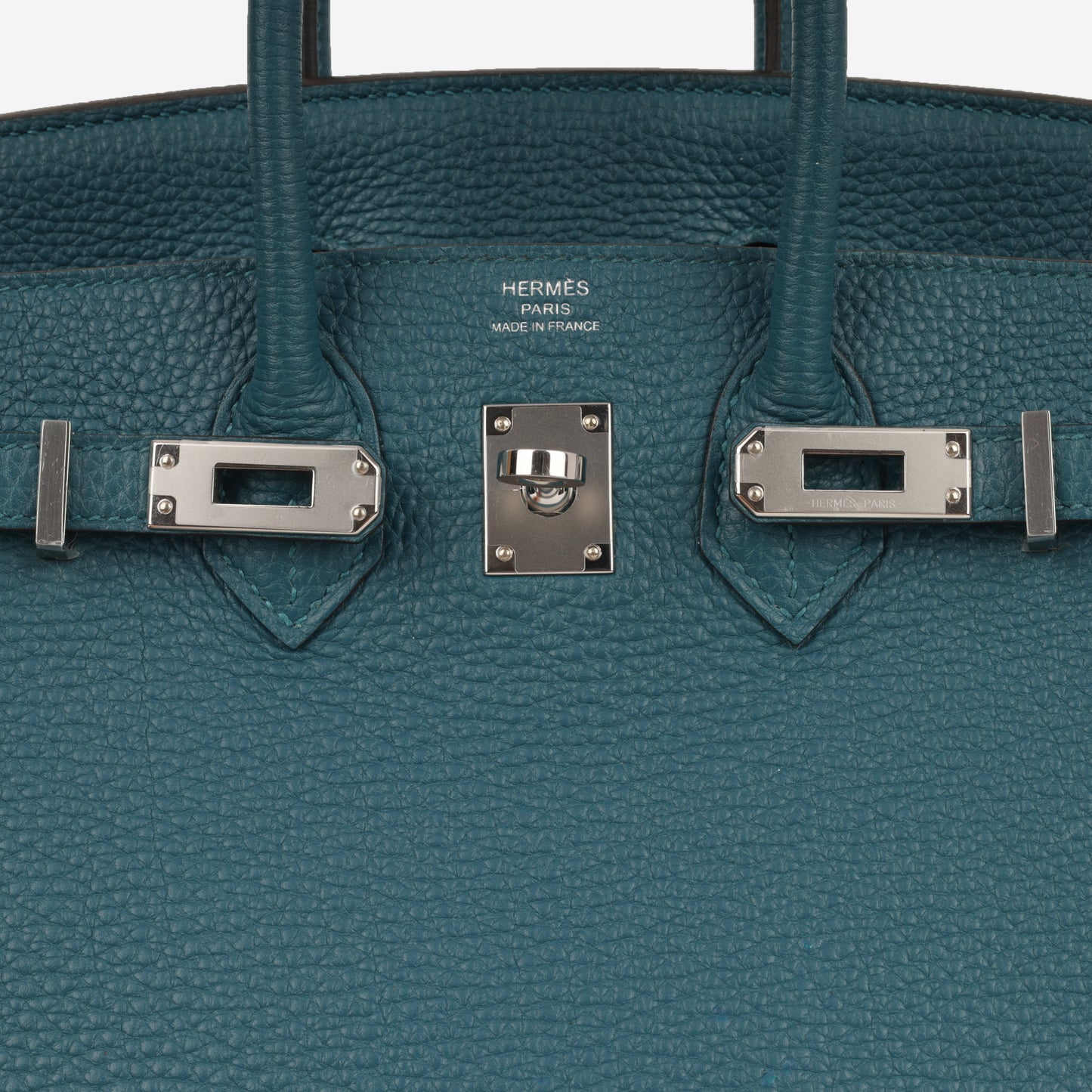 Hermès Birkin 25 Verso - Vert Bosphore / Bleu Ocean