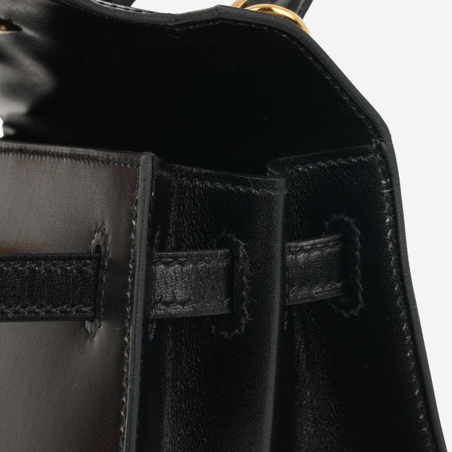 Hermès Kelly 25 - Noir Box Calf