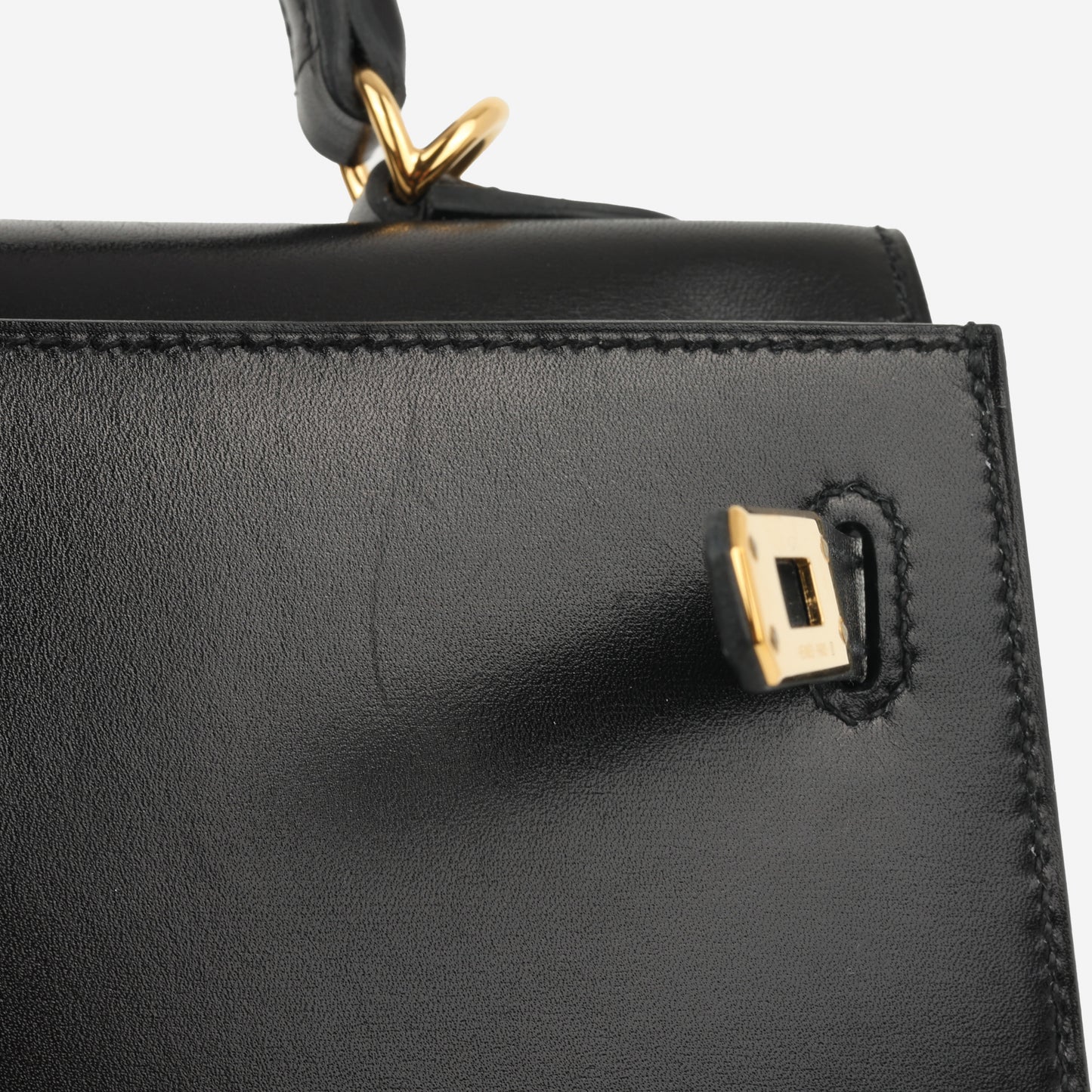 Hermès Kelly 25 - Noir Box Calf