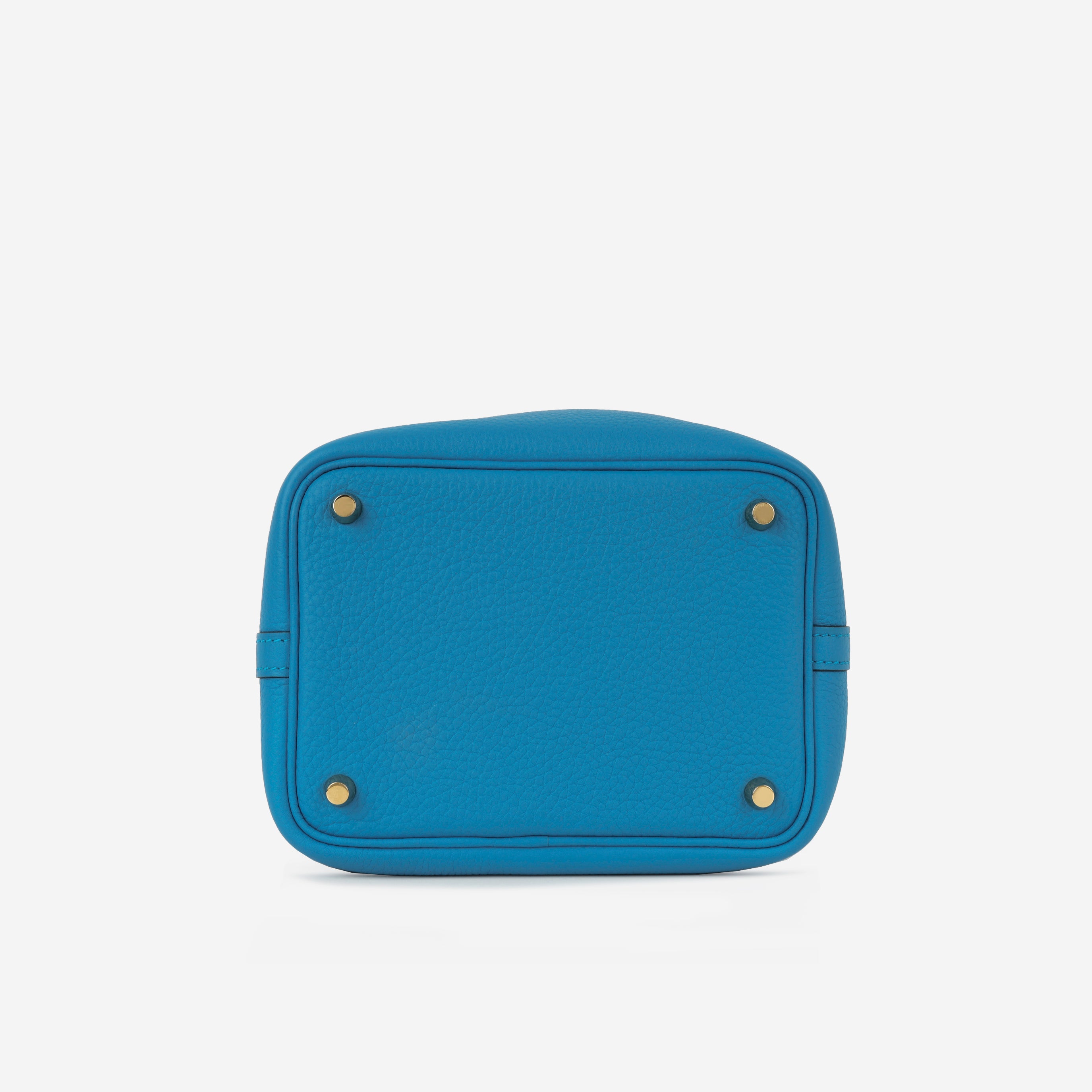 Hermès Picotin 18 - Bleu Zanzibar Clemence GHW – Bagista