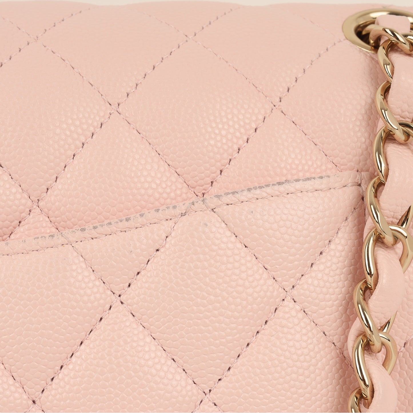 Chanel Medium Classic Flap - Light Pink Caviar | Champagne Gold Hardware