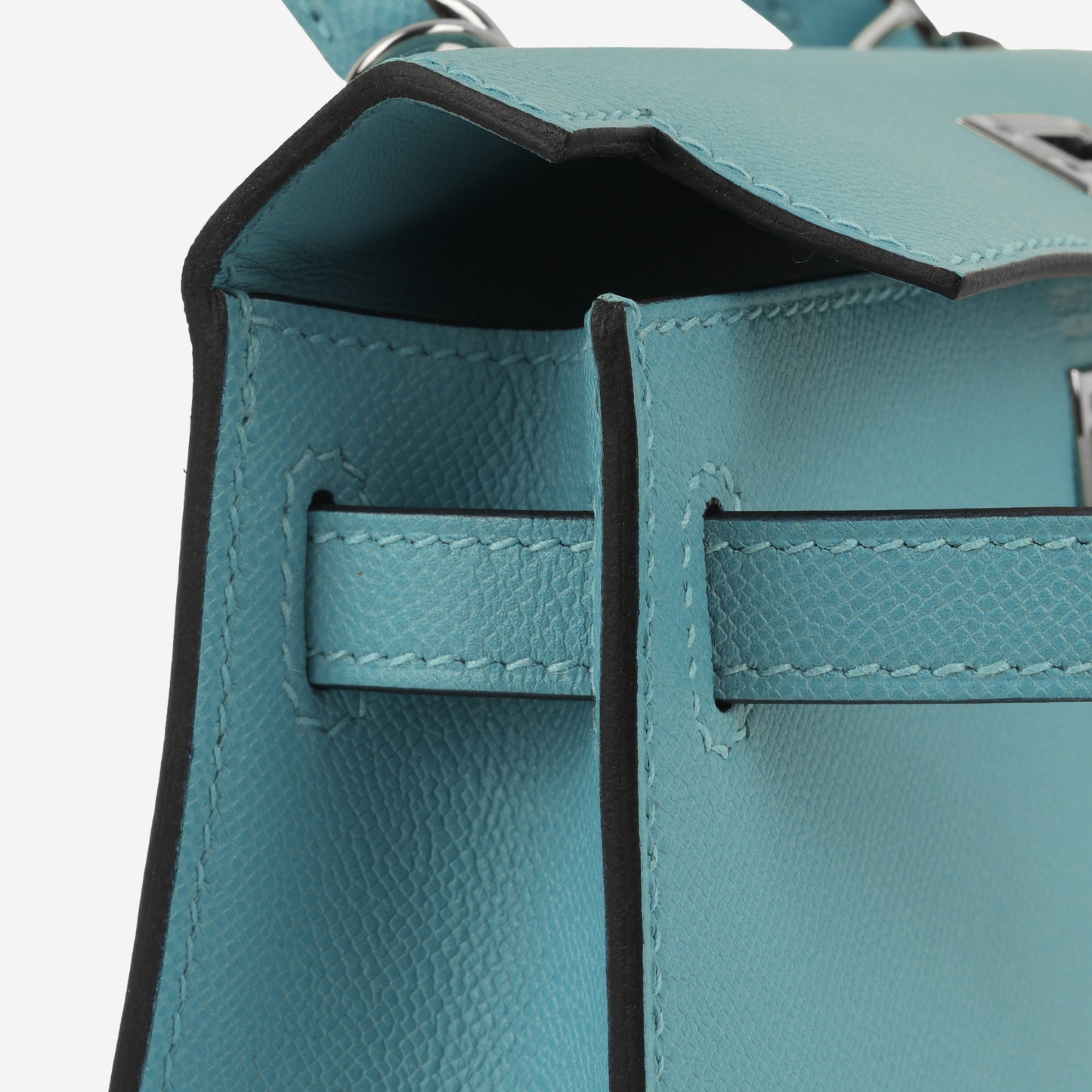 Hermès Mini Kelly 20 II - Bleu Du Nord Madame | Palladium