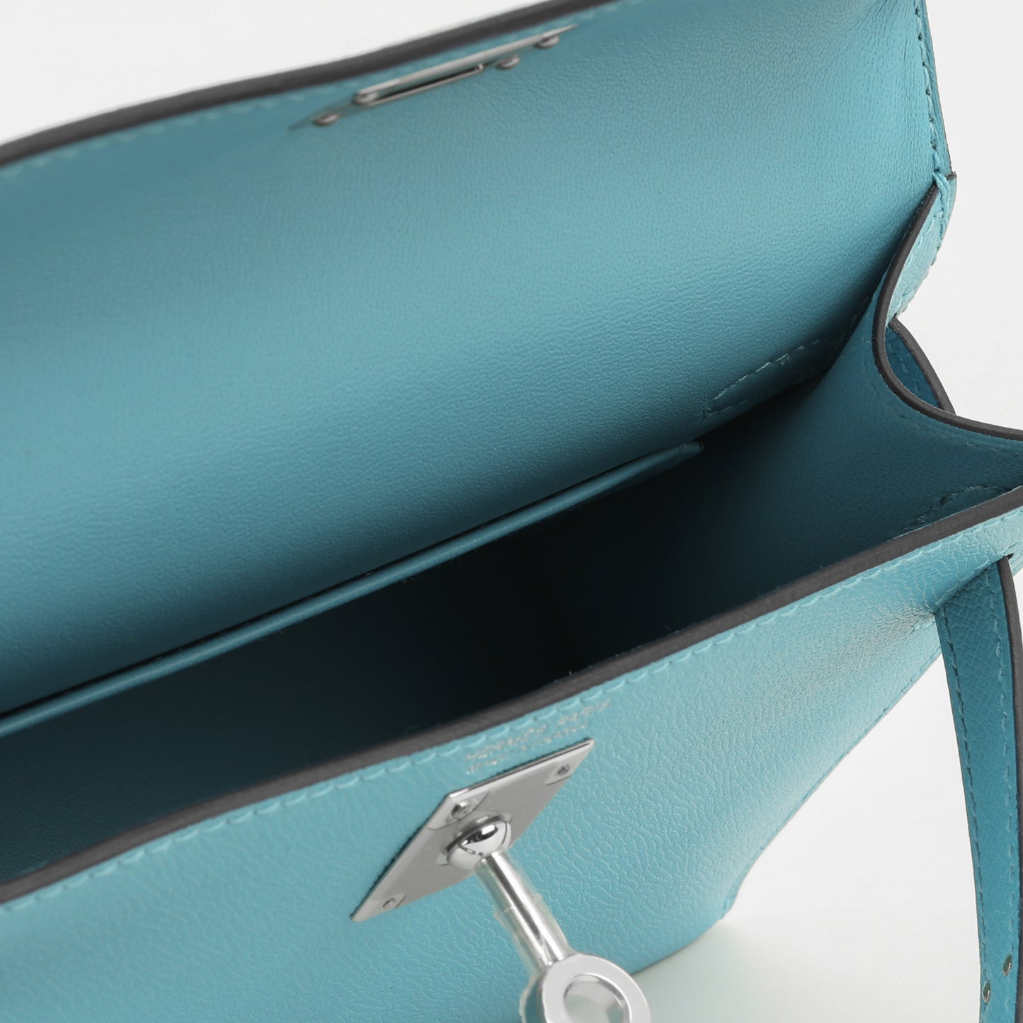 Hermès Mini Kelly 20 II - Bleu Du Nord Madame | Palladium