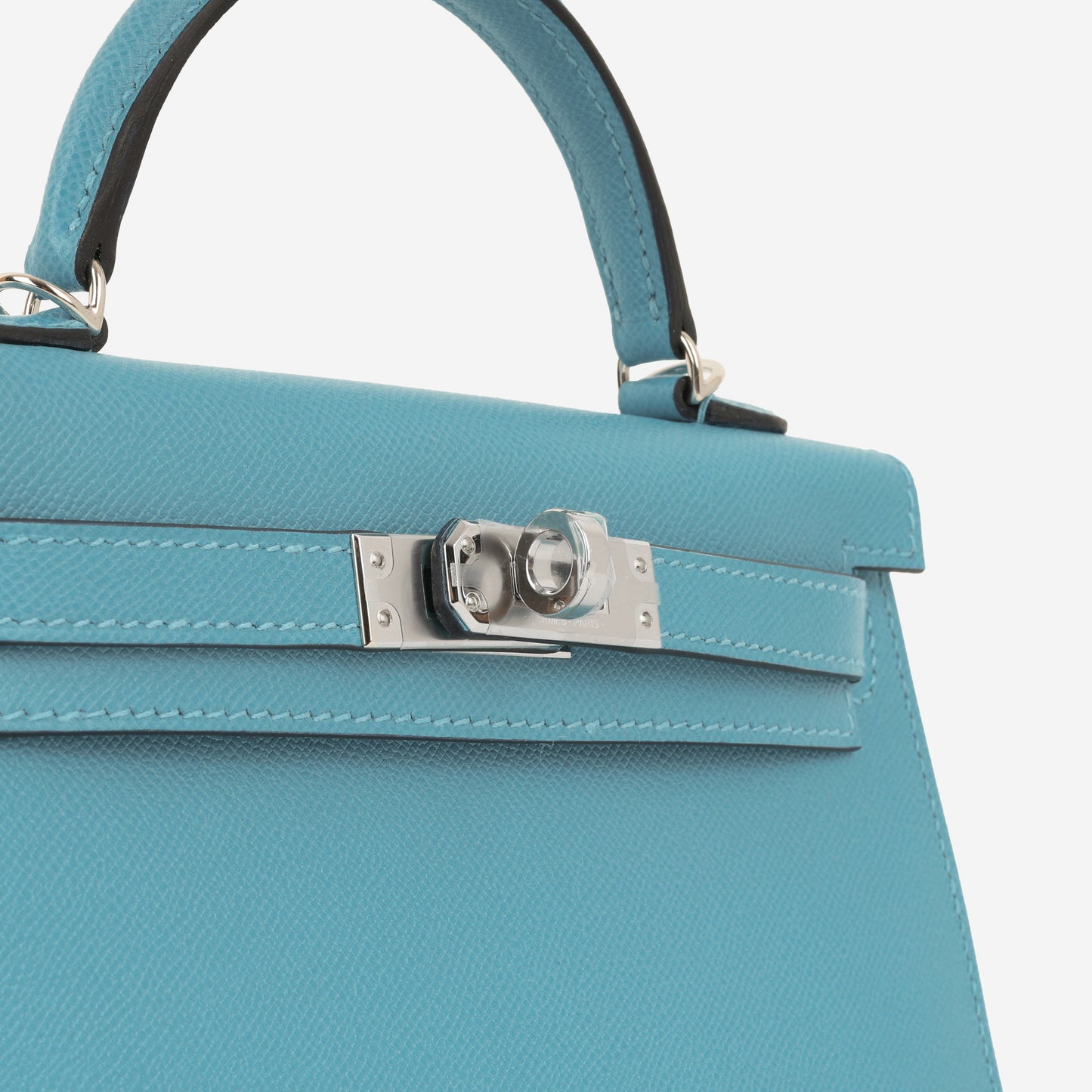 Hermès Mini Kelly 20 II - Bleu Du Nord Madame | Palladium