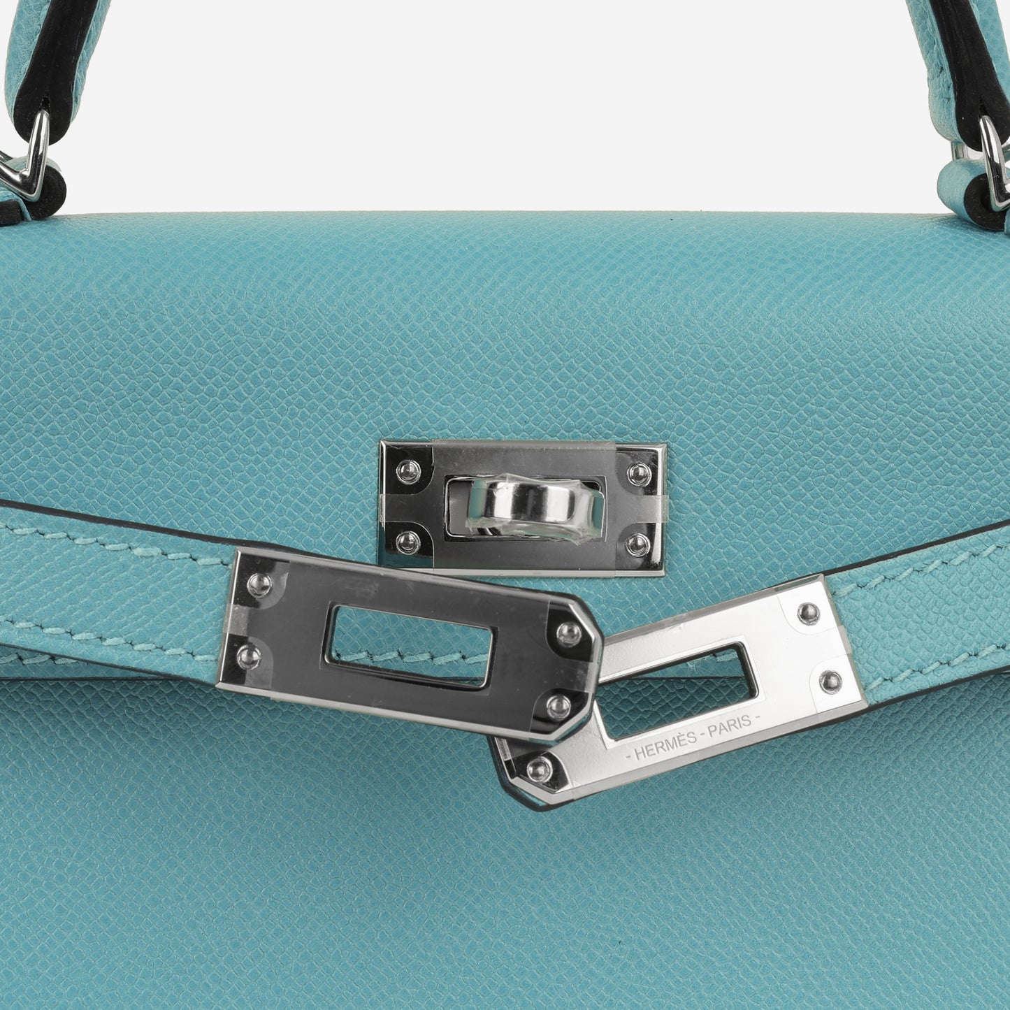 Hermès Mini Kelly 20 II - Bleu Du Nord Madame | Palladium