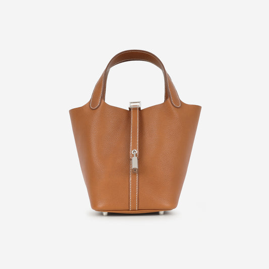 Hermès Picotin 18 - Fauve Barenia