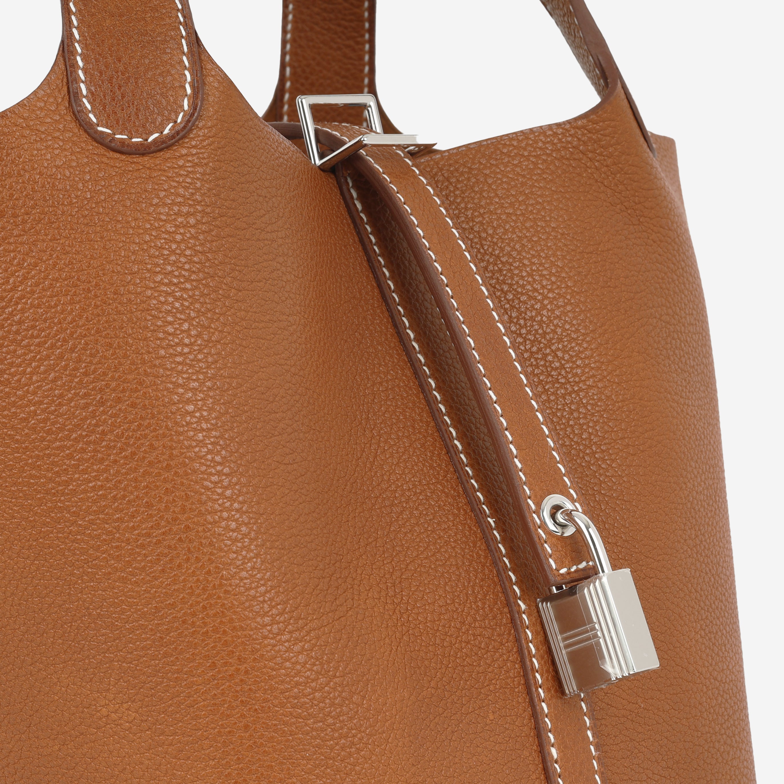 Hermès Picotin 18 - Fauve Barenia PHW – Bagista