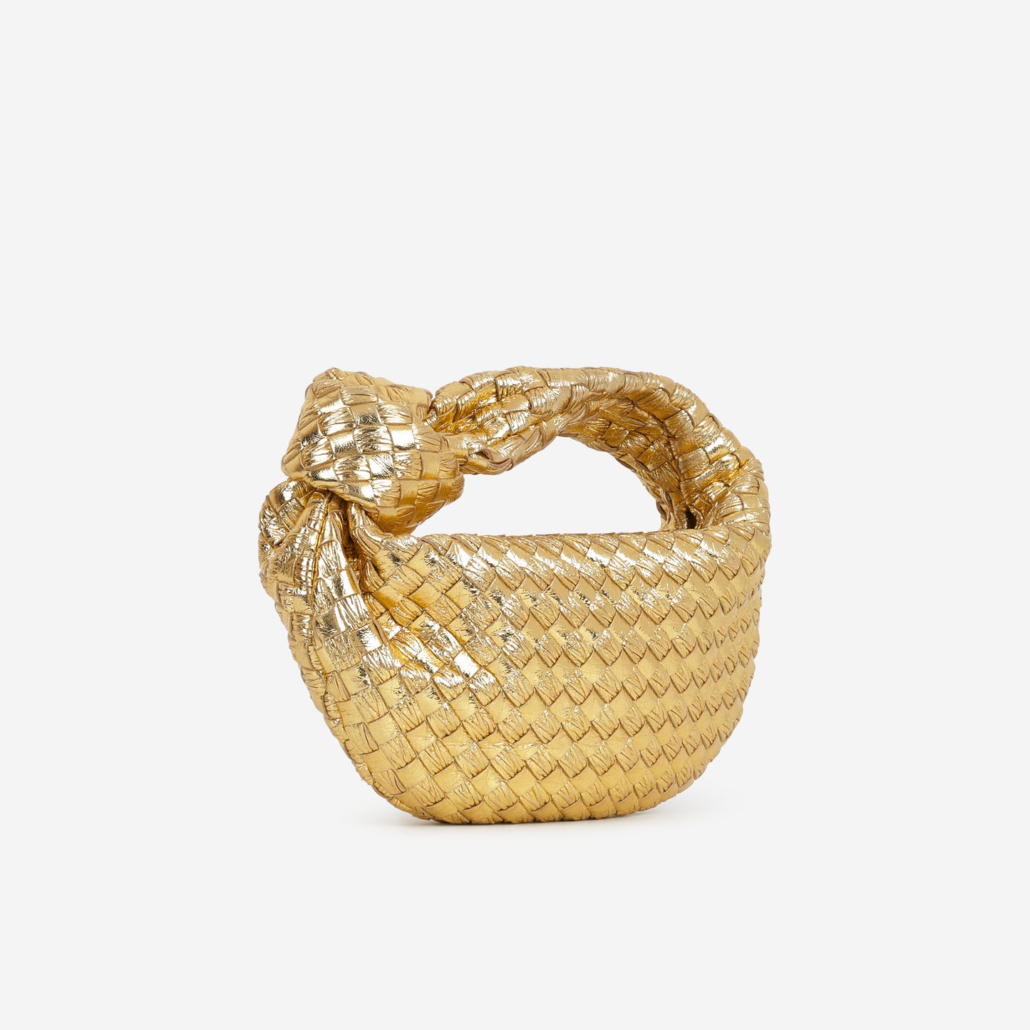 Bottega Veneta Mini Jodie - Gold Metallic Intrecciato | Gold Hardware