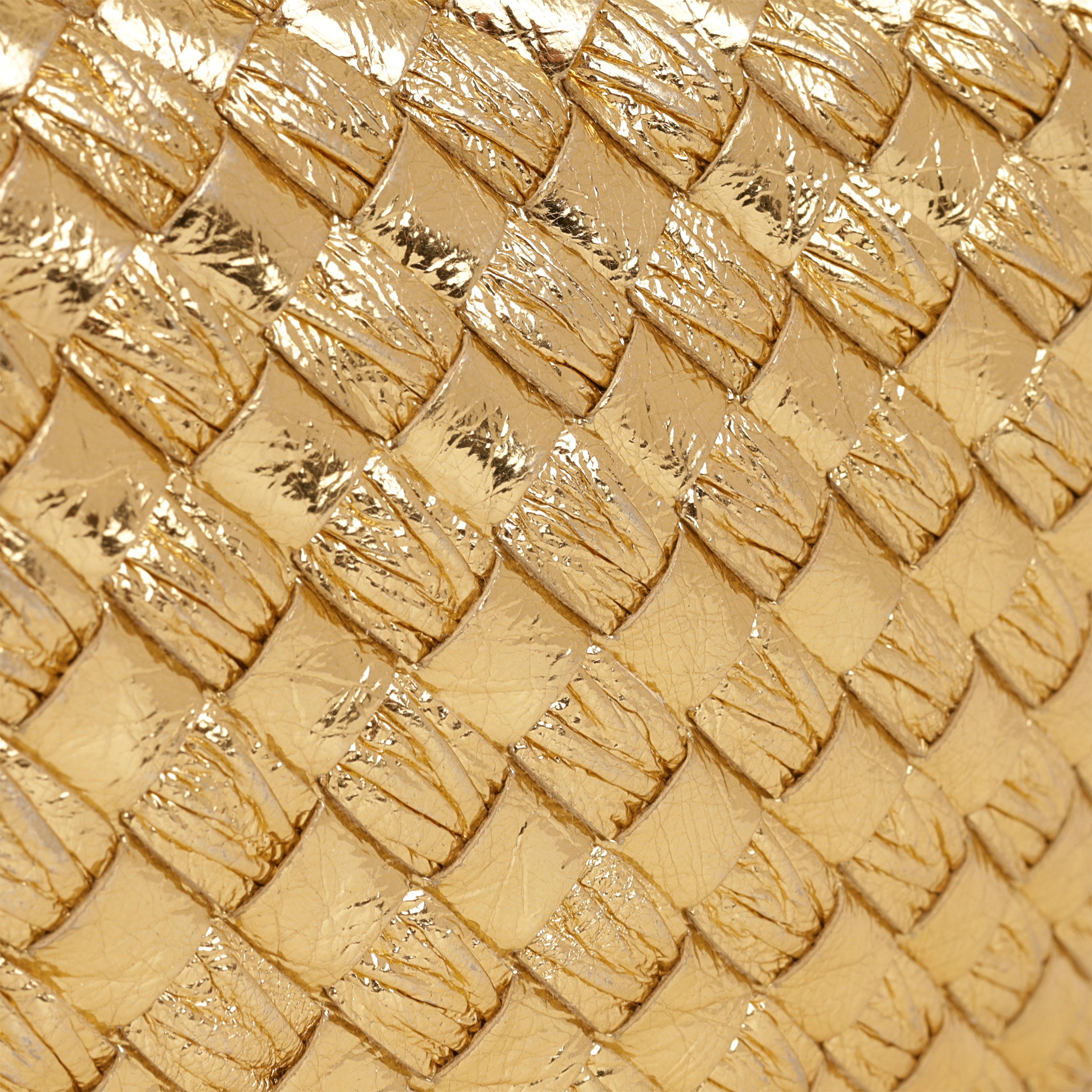 Bottega Veneta Mini Jodie - Gold Metallic Intrecciato | Gold