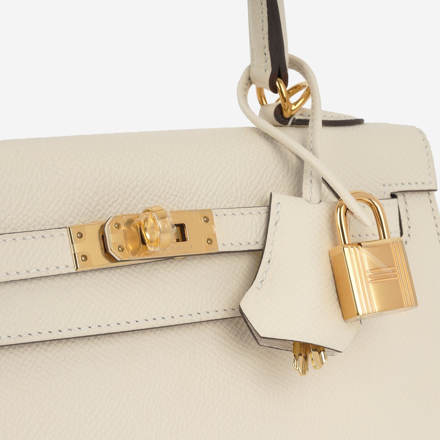 Hermès Kelly 25 - Nata Epsom | Gold Hardware